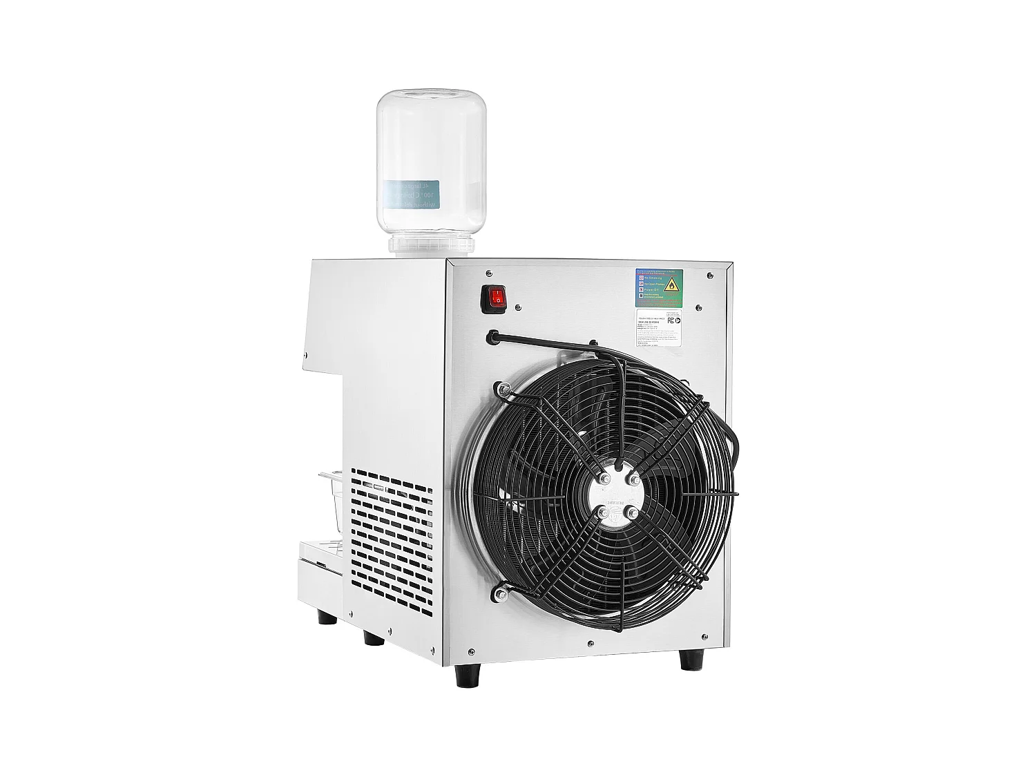 Machine à Glace Commerciale en Flocons de Neige SucceBuy, Sorbetière Capacité de 4 L,  Jusqu'à260 kg/24H en Acier Inoxydable pour Crème Glacée