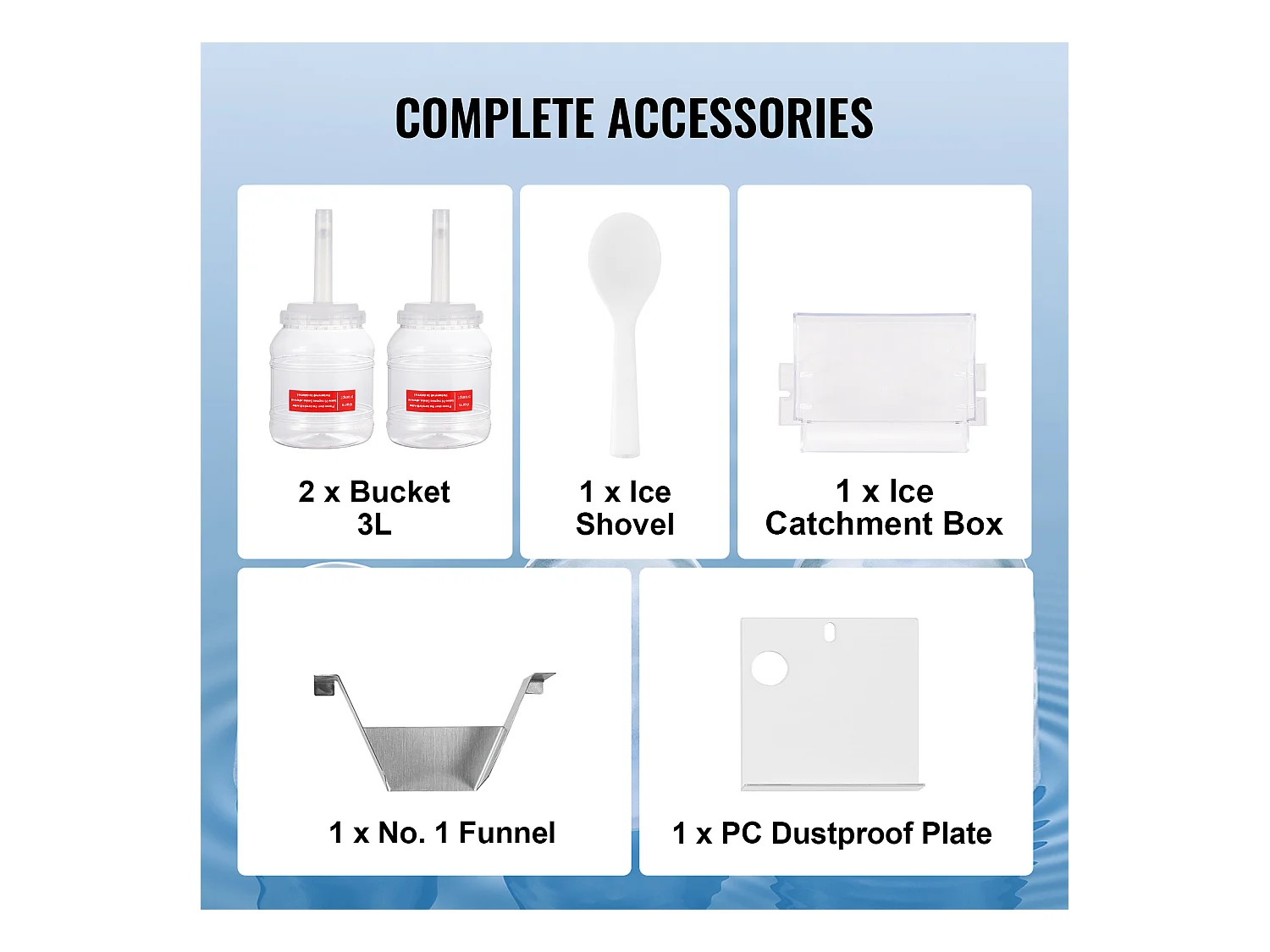 Machine à Glace Commerciale en Flocons de Neige SucceBuy, 125 kg/24H en Acier Inoxydable pour Crème Glacée