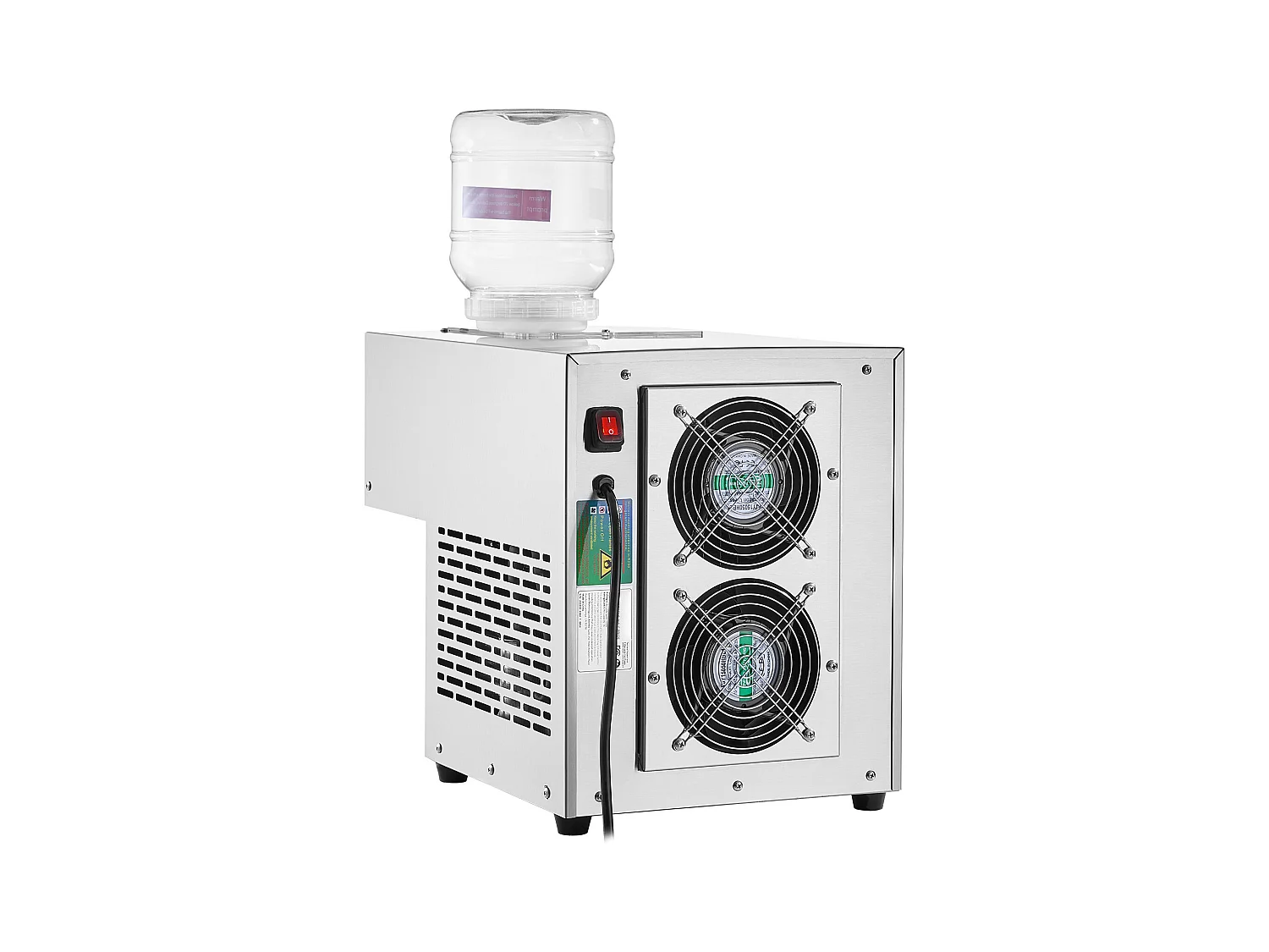 Machine à Glace Commerciale en Flocons de Neige SucceBuy, Sorbetière Capacité de 3 L, Jusqu'à 375 lb / 170 kg 170 kg/24H en Acier Inoxydable pour Crème Glacée