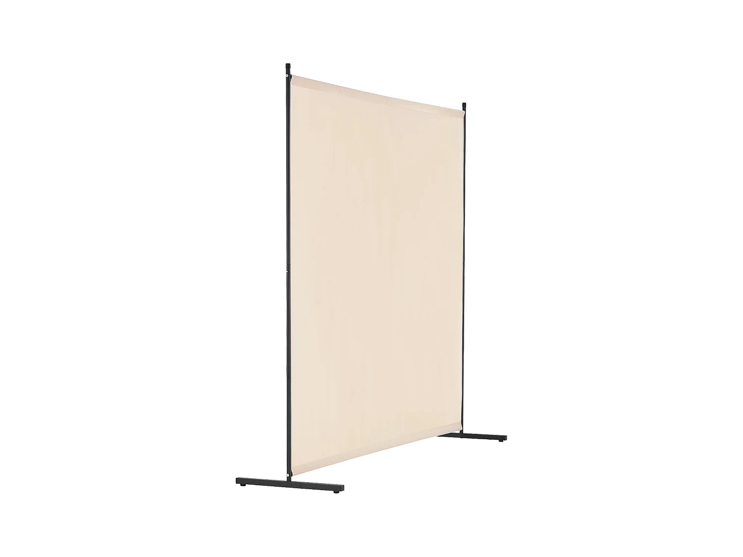 Cloison de Séparation SucceBuy 6 Pieds, Panneau Simple en Tissu pour Bureau, Chambre à Coucher, Beige