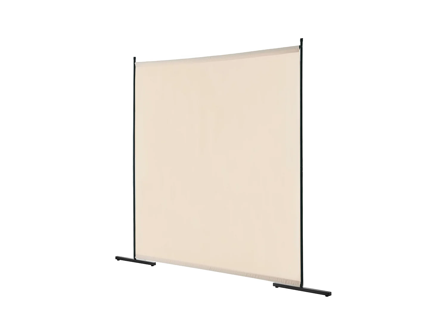 Cloison de Séparation SucceBuy 6 Pieds, Panneau Simple en Tissu pour Bureau, Chambre à Coucher, Beige