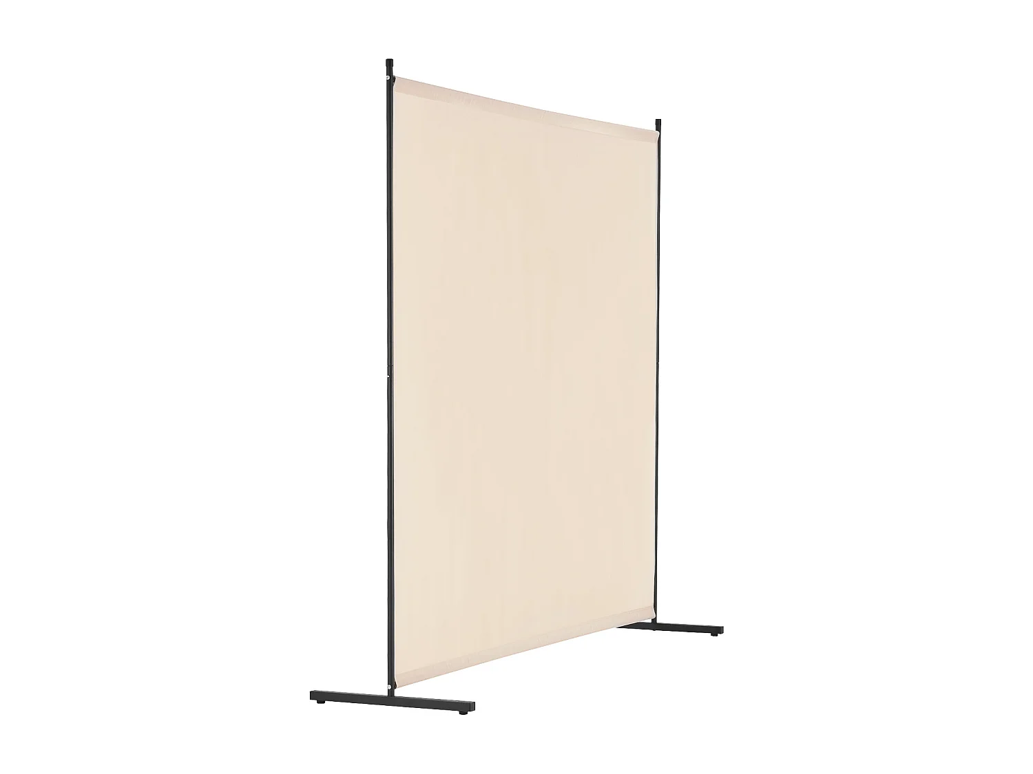 Cloison de Séparation SucceBuy 6 Pieds, Panneau Simple en Tissu pour Bureau, Chambre à Coucher, Beige