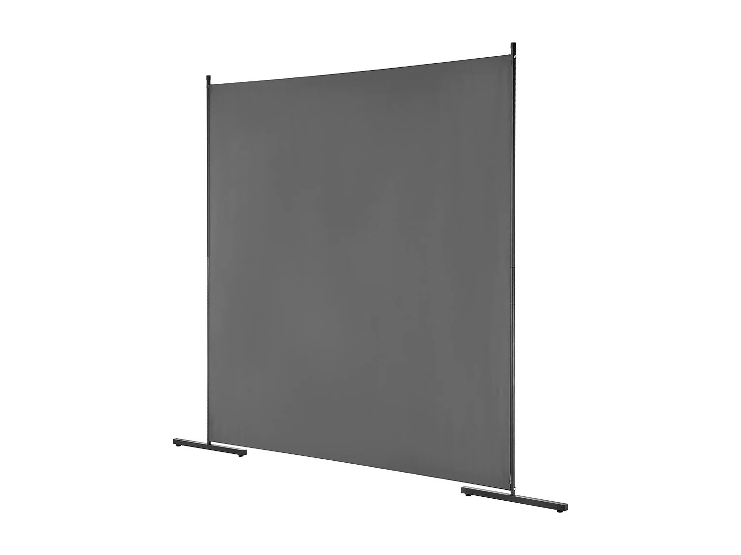 Cloison de Séparation SucceBuy 6 Pieds, Panneau Simple en Tissu pour Bureau, Chambre à Coucher, Gris