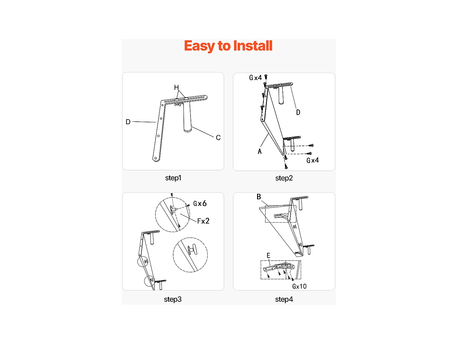Table Suspendue de Balcon, SucceBuy Table de Bar Pliante pour Balcon 30 × 81 cm, Table de Service pour Patio Extérieur