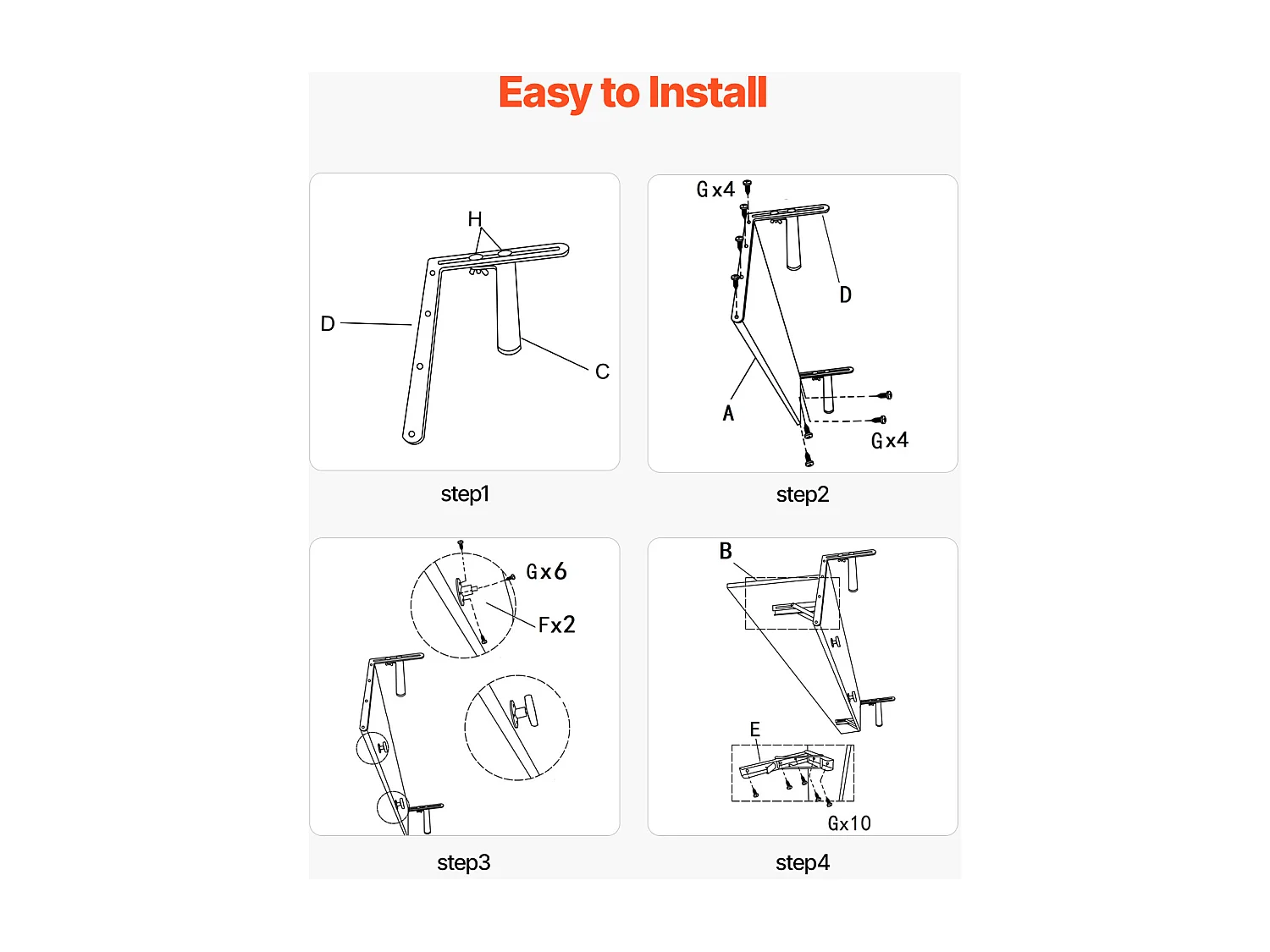 Table Suspendue de Balcon, SucceBuy Table de Bar Pliante pour Balcon 30 × 81 cm, Table de Service pour Patio Extérieur