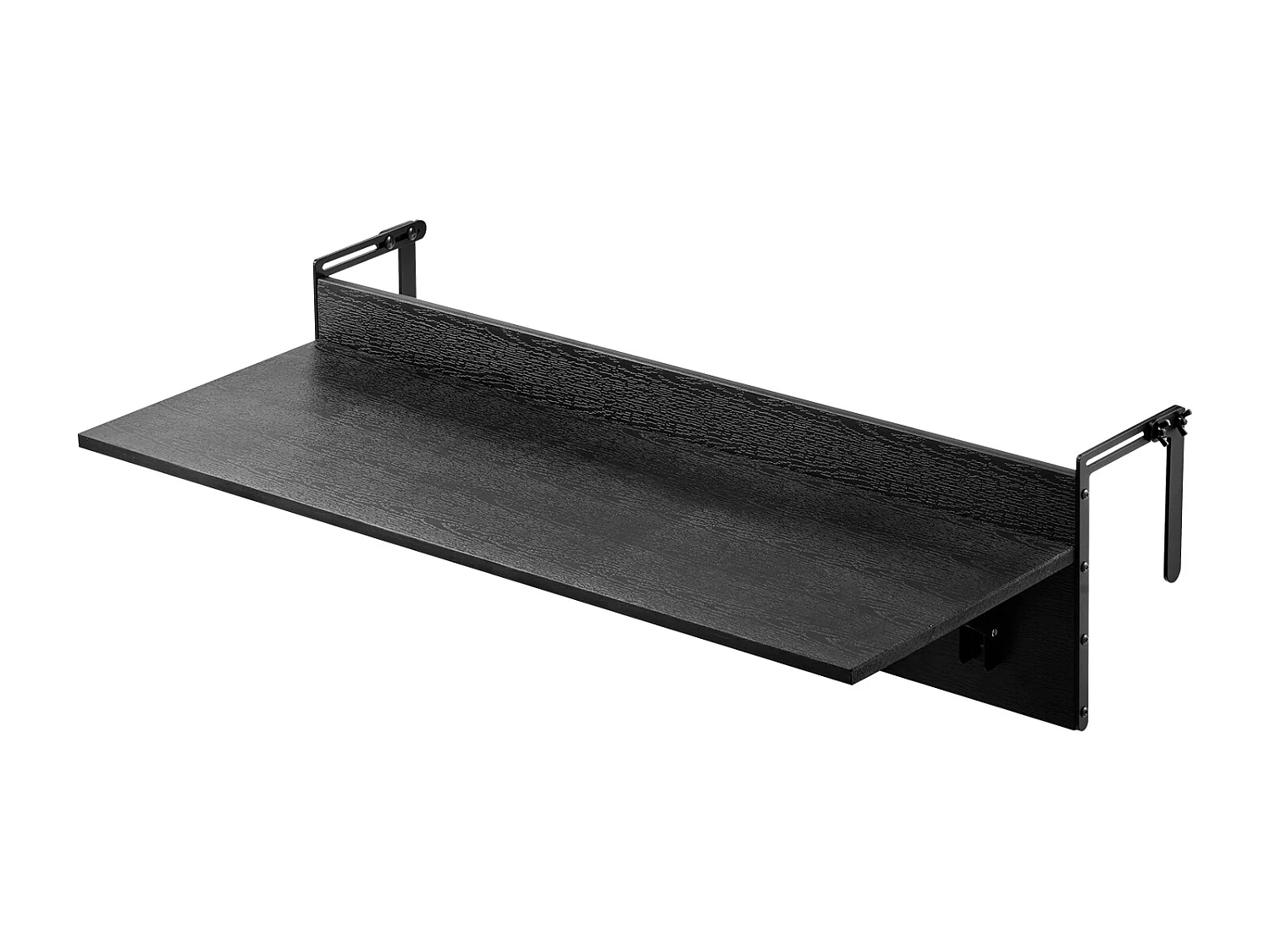 Table Suspendue de Balcon, SucceBuy Table de Bar Pliante pour Balcon 30 × 81 cm, Table de Service pour Patio Extérieur