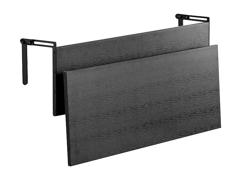 Table Suspendue de Balcon, SucceBuy Table de Bar Pliante pour Balcon 30 × 81 cm, Table de Service pour Patio Extérieur