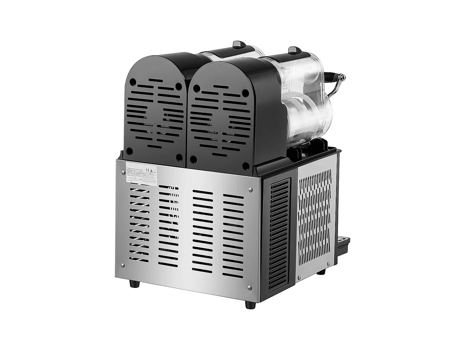 Machine à Granité Commerciale SucceBuy 3 Lx2 Tank, Machine à Boissons Glacées Margarita Smoothie