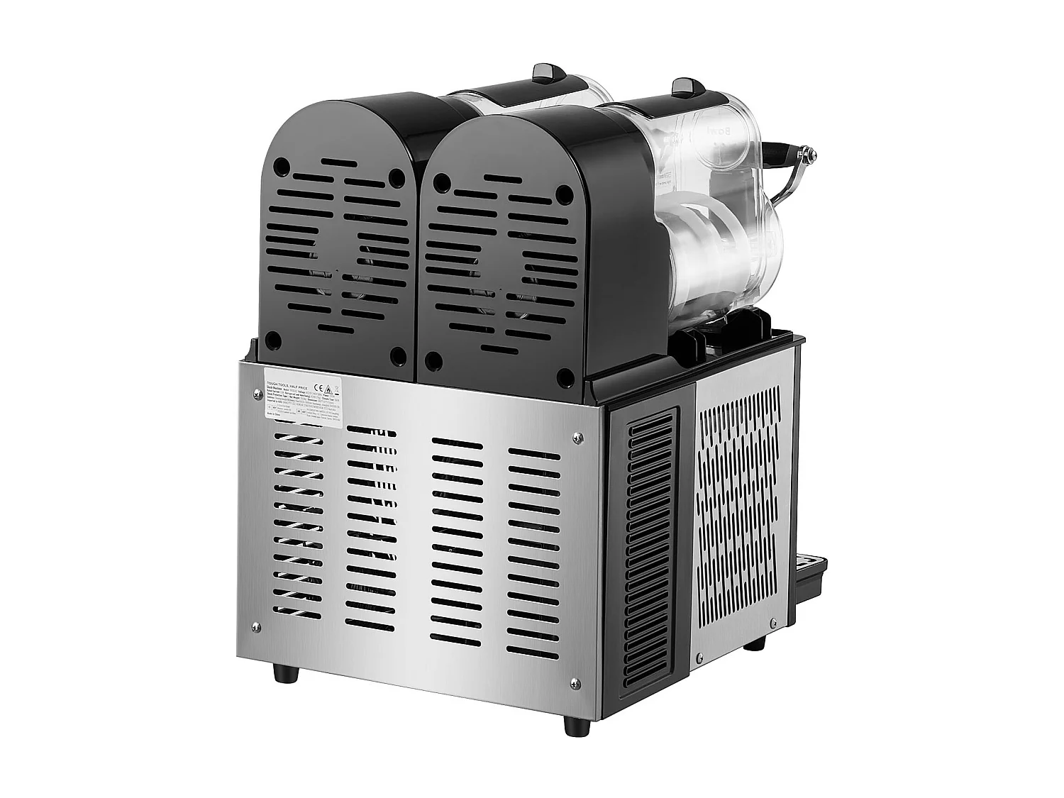 Machine à Granité Commerciale SucceBuy 3 Lx2 Tank, Machine à Boissons Glacées Margarita Smoothie