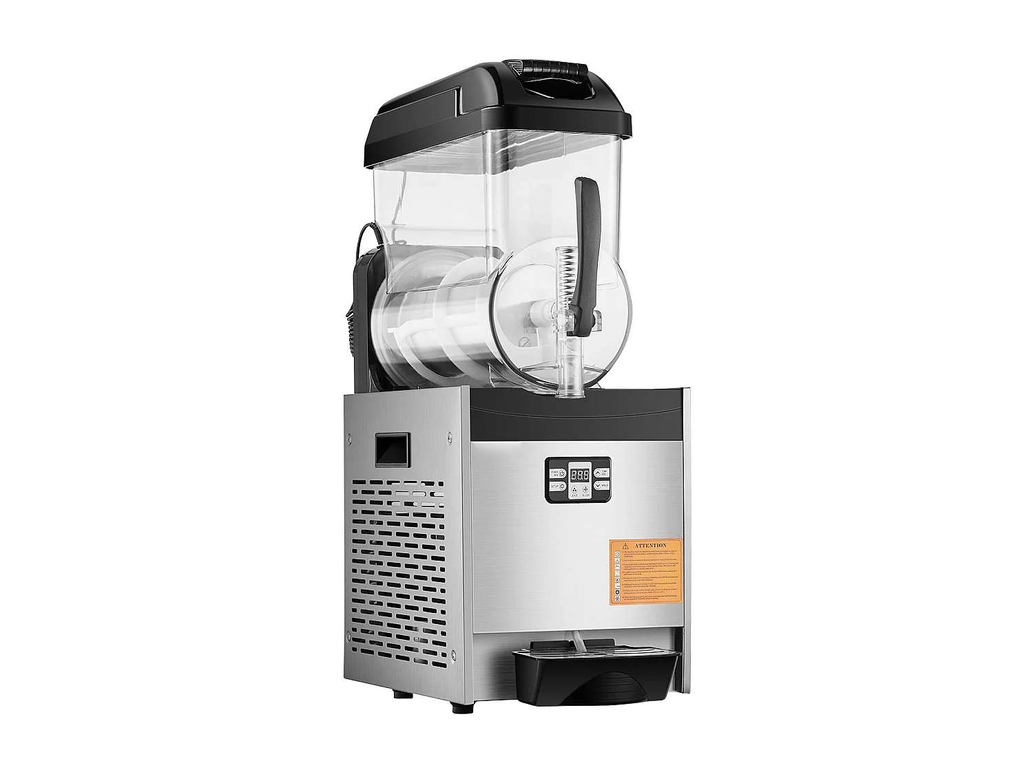 Machine à Granité Commerciale SucceBuy, 12 L, 48 Tasses, Acier Inoxydable, pour la Maison, les Fêtes, les Restaurants, les Cafés et les Bars