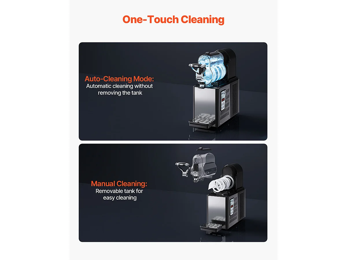 Machine à Granité Commerciale SucceBuy 3 L, Machine à Smoothie Margarita en Acier Inoxydable