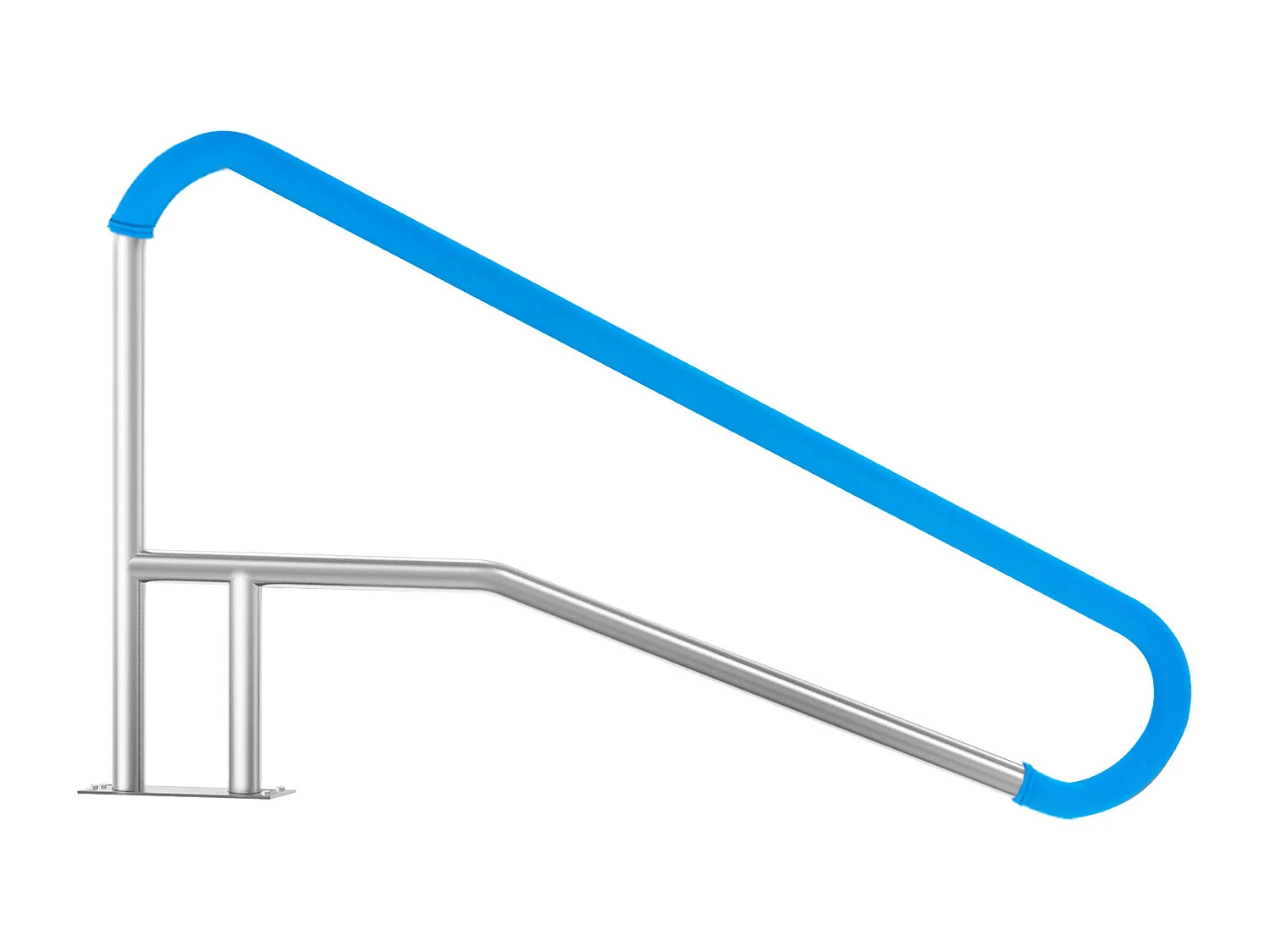 Corrimão de Piscina, SucceBuy Corrimão de Piscina 142×94.5 cm, Corrimão de Aço Inoxidável para Spas e Piscinas