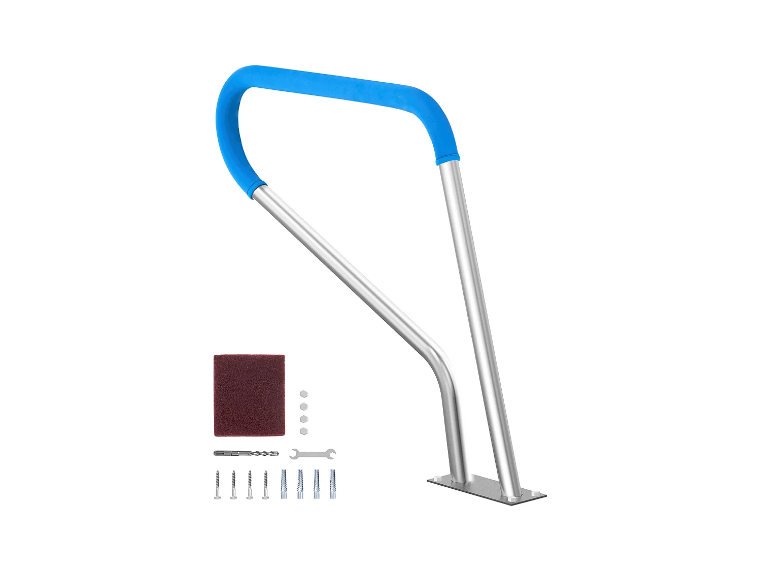 Main Courante de Piscine, SucceBuy Rampe de Piscine 99×81 cm en Acier Inoxydable pour Spas et Piscines