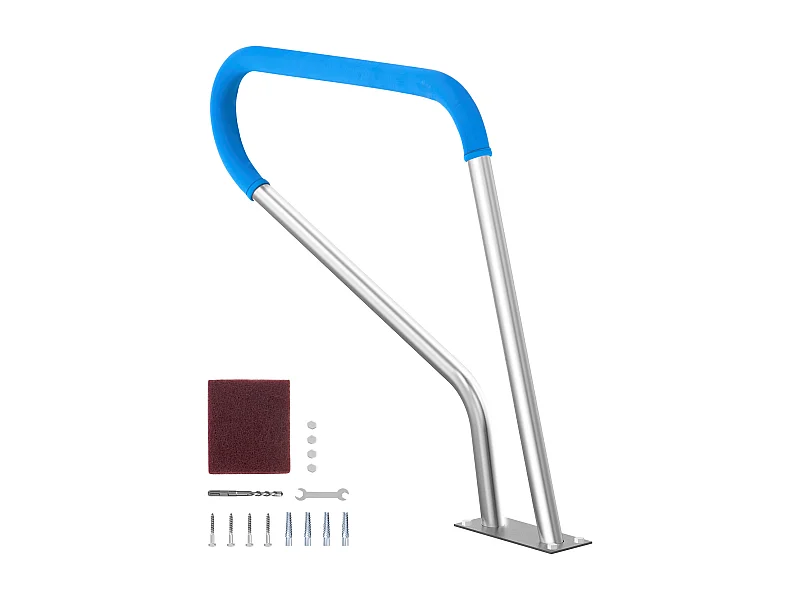 Main Courante de Piscine, SucceBuy Rampe de Piscine 99×81 cm en Acier Inoxydable pour Spas et Piscines