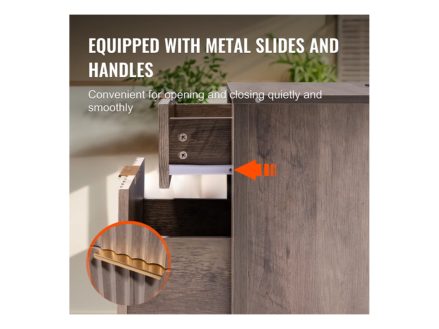 Table d'Appoint SucceBuy, Lot de 2, 3 Niveaux, Gris, avec Ports et Prises USB