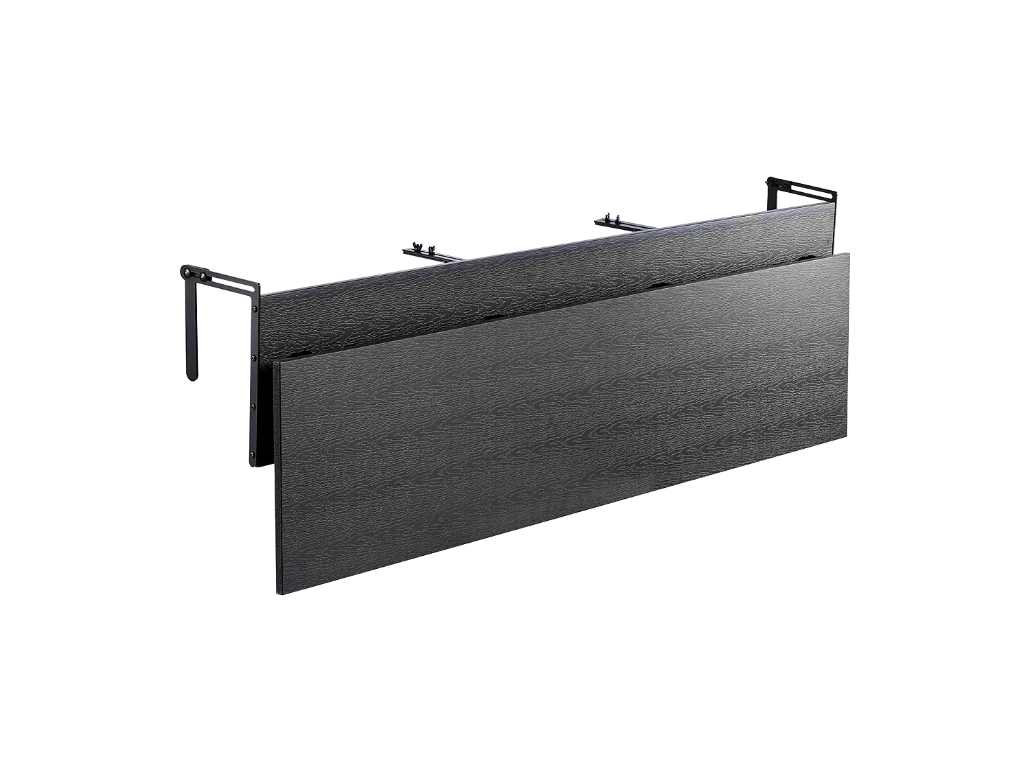 Table Suspendue de Balcon, SucceBuy Table de Balcon Pliable 30 × 150 cm, Table de Bar pour Balustrade de Patio Extérieur
