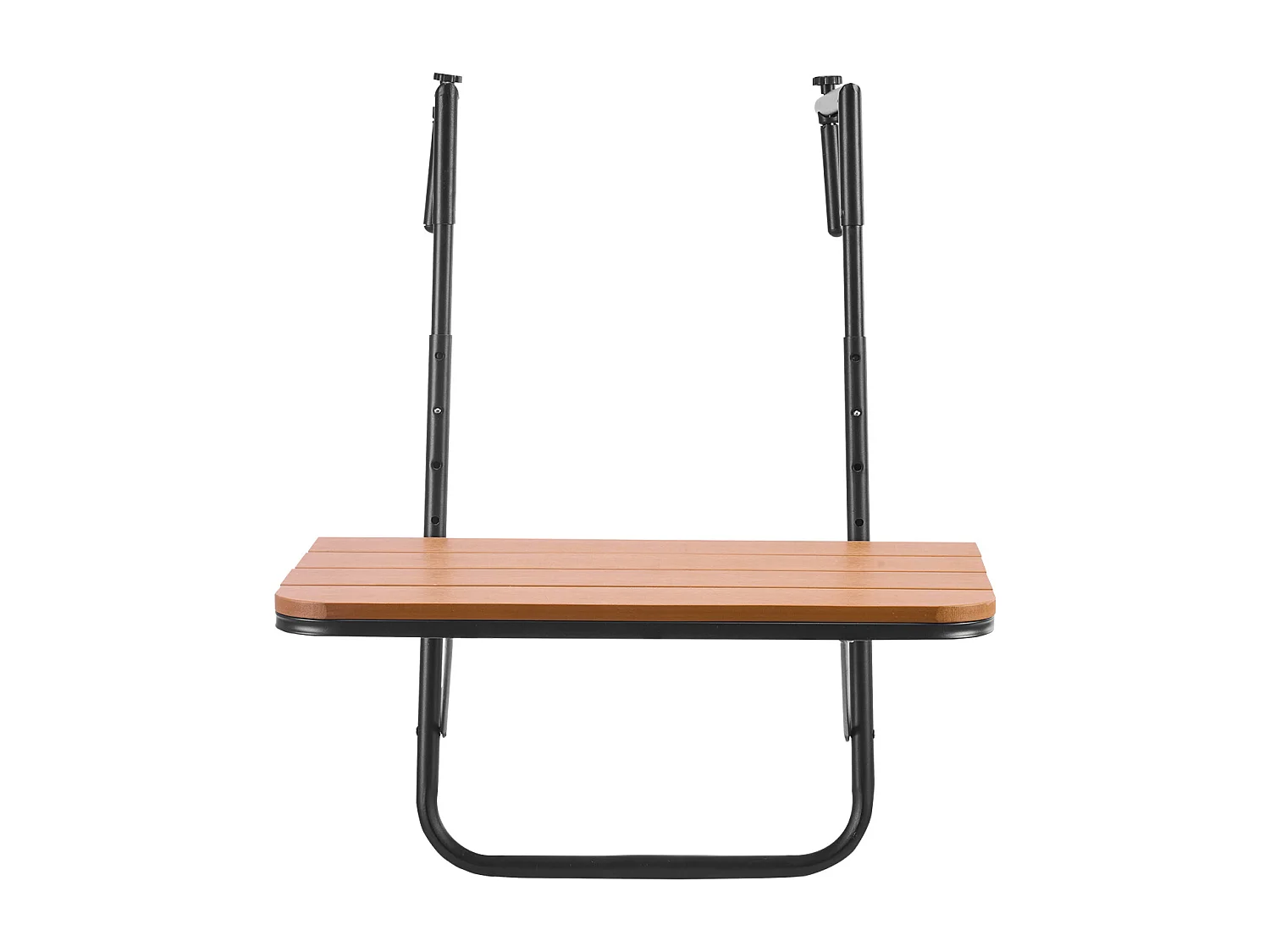 Table Suspendue de Balcon, SucceBuy Table Suspendue pour Balcon 63 × 61 cm, Table de Bar Réglable pour Balustrade Extérieure