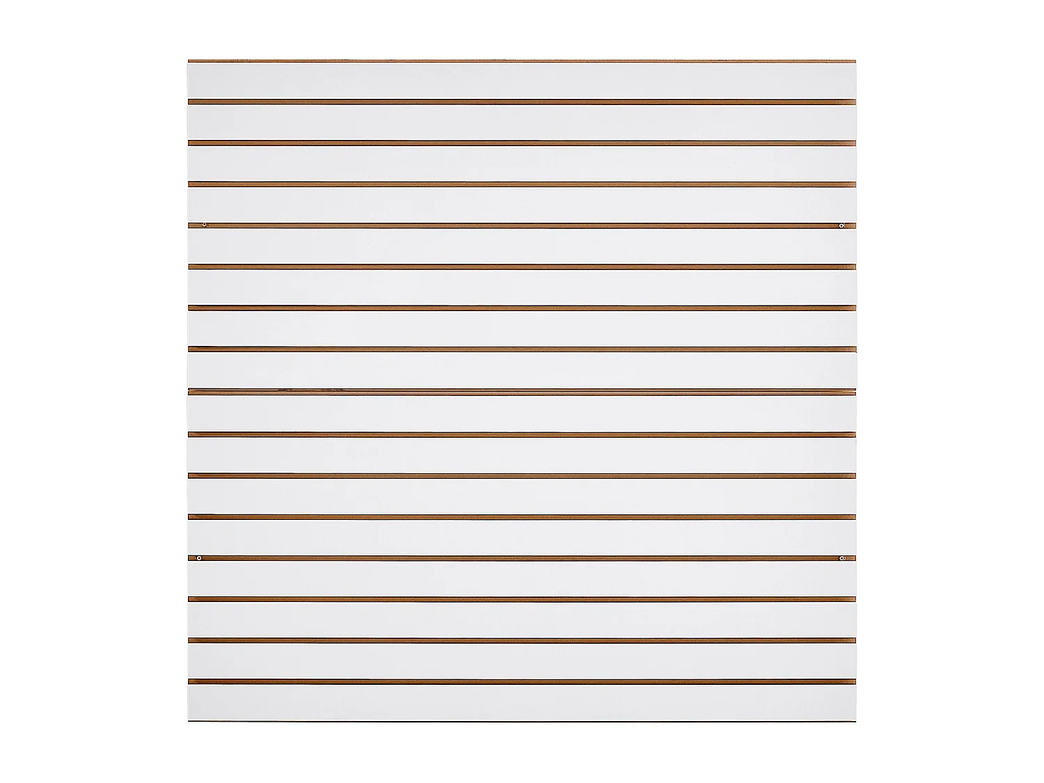 Panneau Mural à Lattes SucceBuy, 122 x 122 cm, Lattes de Garage en MDF Blanc, Conception Modulaire