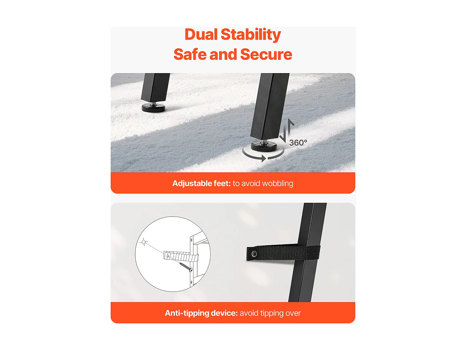 Table Console SucceBuy 180 cm, 2 Niveaux, Marron-Noir, Table Console Étroite pour Canapé