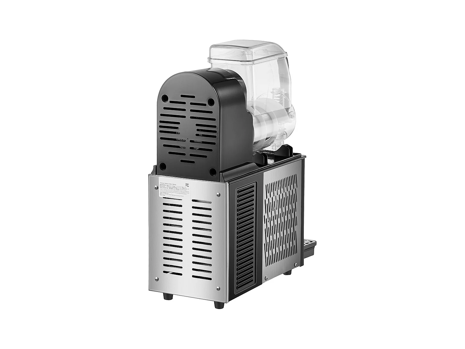 Machine à Granité Commerciale SucceBuy 4 L, Margarita en Acier Inoxydable 16 Tasses, pour la Maison, les Fêtes, les Restaurants, les Cafés