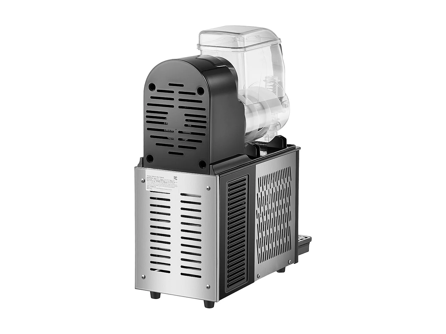 Machine à Granité Commerciale SucceBuy 4 L, Margarita en Acier Inoxydable 16 Tasses, pour la Maison, les Fêtes, les Restaurants, les Cafés