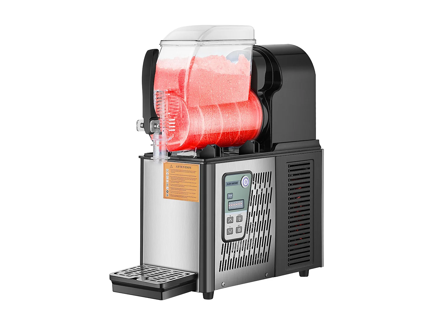 Commerciële Granietenmachine SucceBuy 4 L, Margarita in RVS 16 Bekers, voor het Huis, de Feesten, de Restaurants, de Cafés