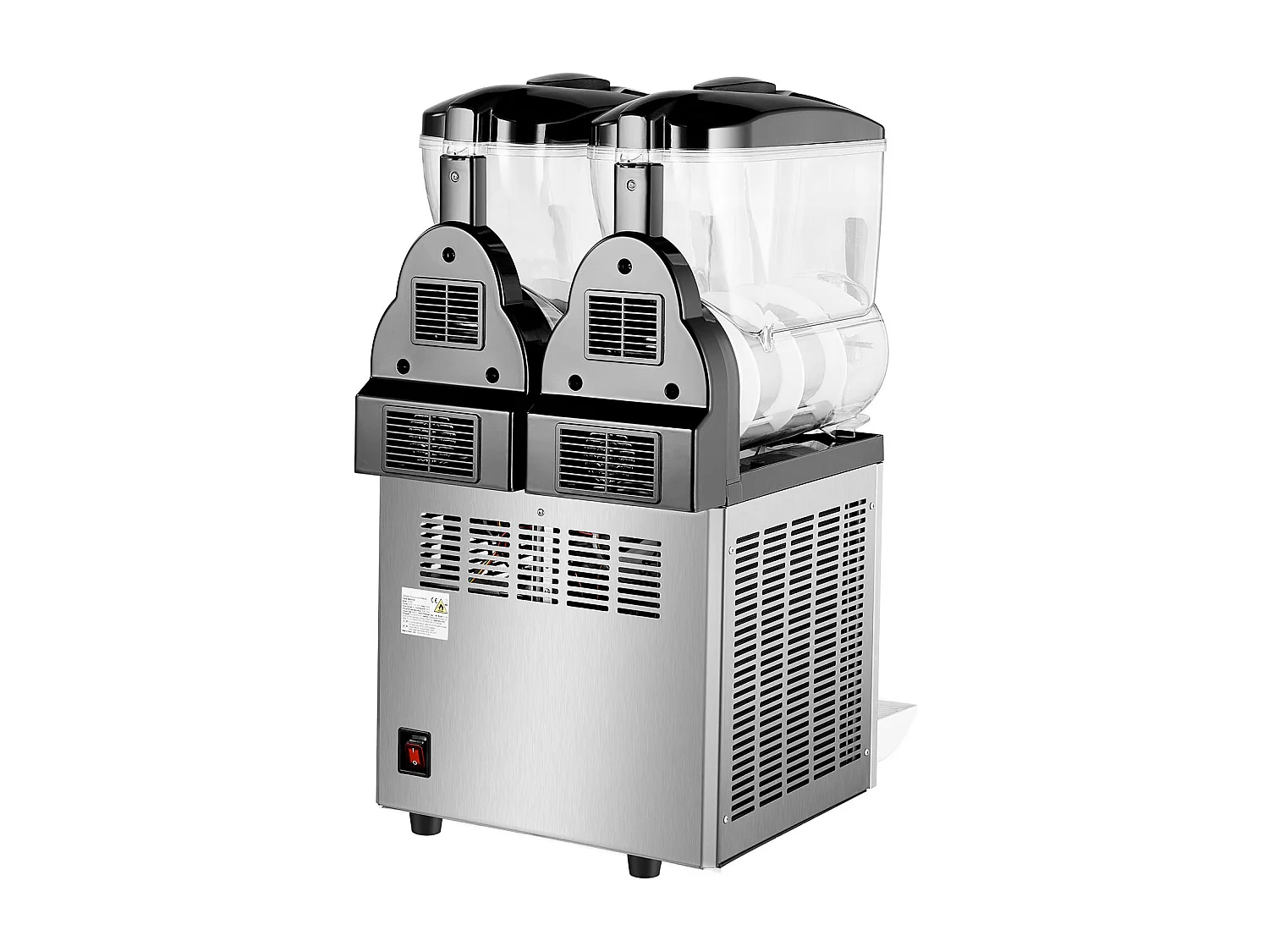 Máquina de Granizado Comercial SucceBuy 12 Lx2, Máquina de Smoothie Margarita, Acero Inoxidable, para la Casa, la Fiesta, el Café, el Bar