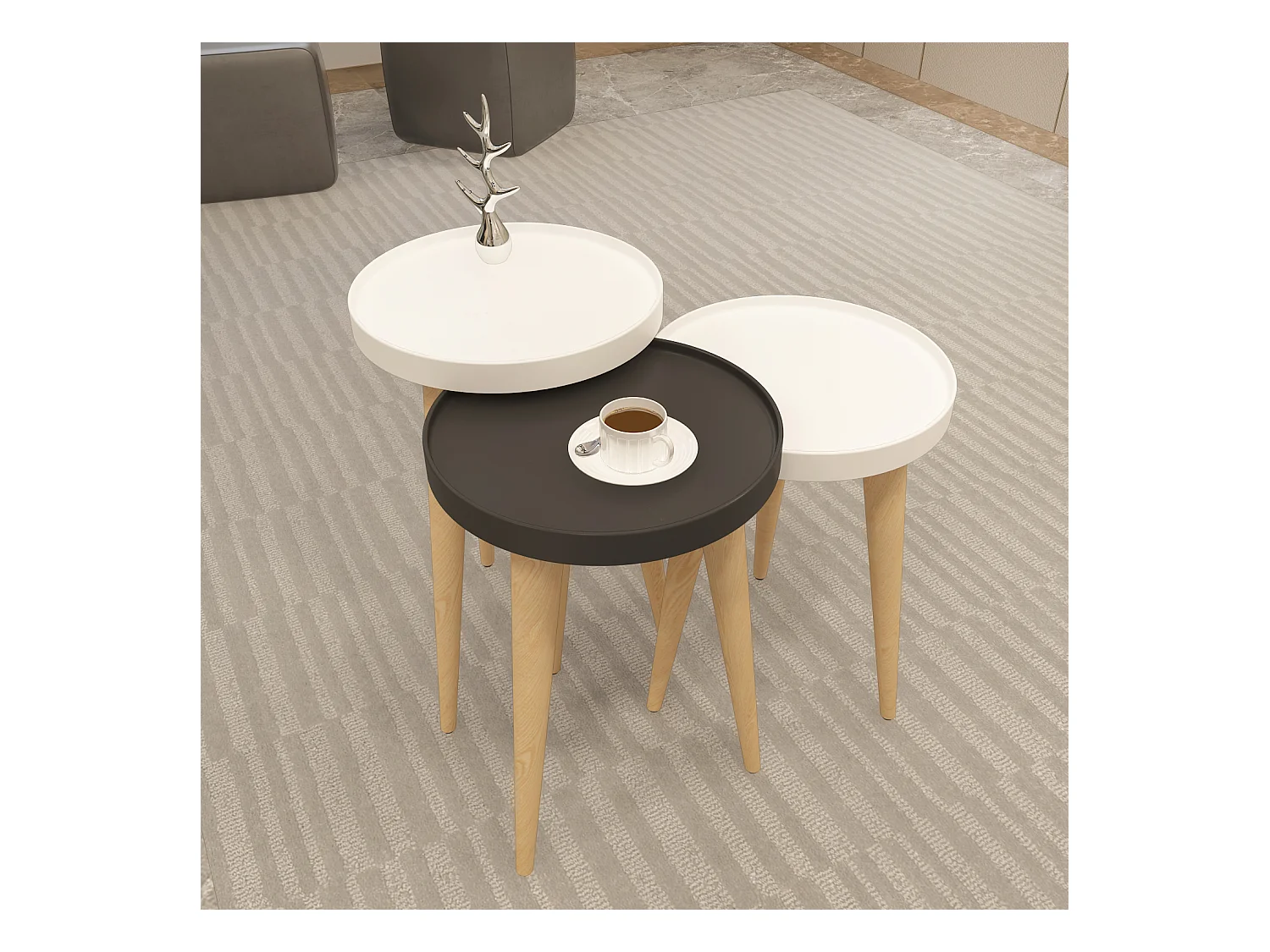 Beistelltisch Piscina 3-teilig