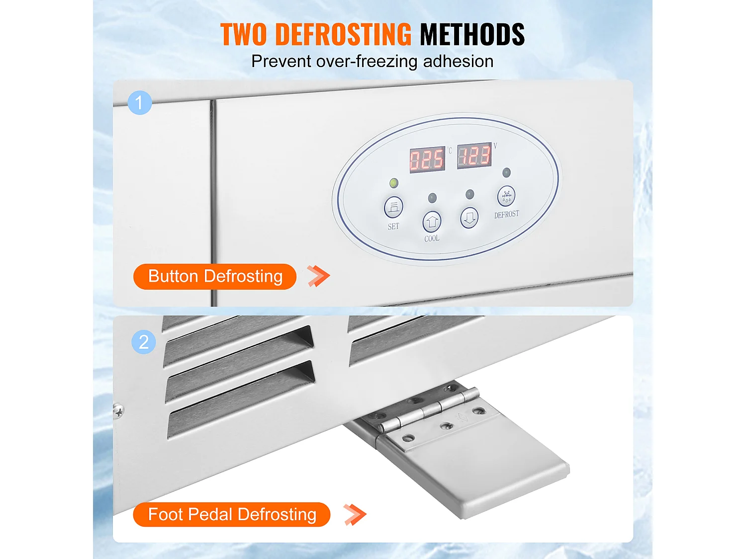 Sorbetière à Glace Frite SucceBuy 35 x 35cm, Machine à Glace Acier inoxydable