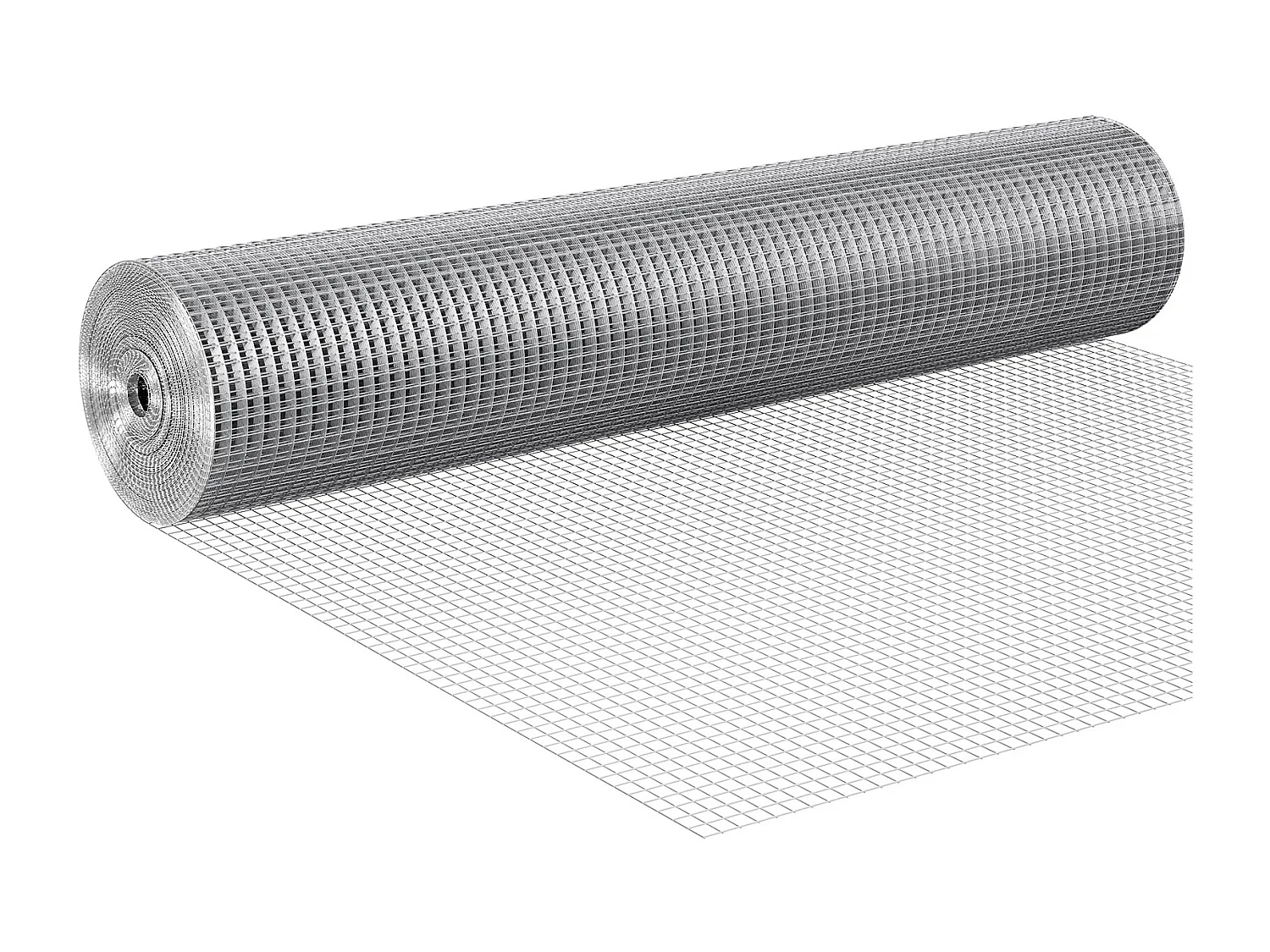 Clôture en Treillis Métallique Robuste SucceBuy 1.27cm x 91.44cm x 1524cm 19 Ga