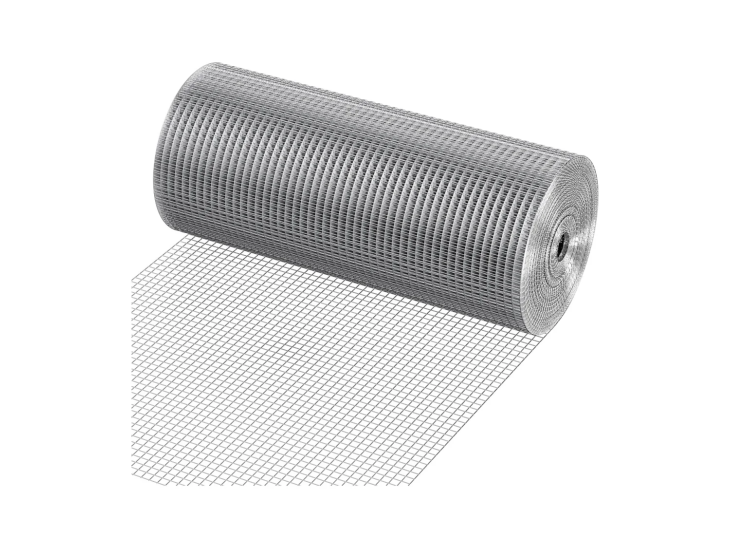 Clôture en Treillis Métallique SucceBuy 1.27cm x 60.96cm x 3048cm Tissu de quincaillerie, 19 maille filaire GA Rouleau pour l'escrime du poulet