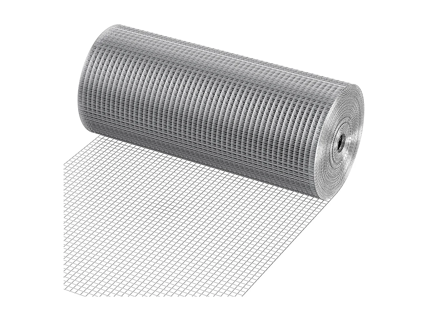 Clôture en Treillis Métallique SucceBuy 1.27cm x 60.96cm x 3048cm Tissu de quincaillerie, 19 maille filaire GA Rouleau pour l'escrime du poulet