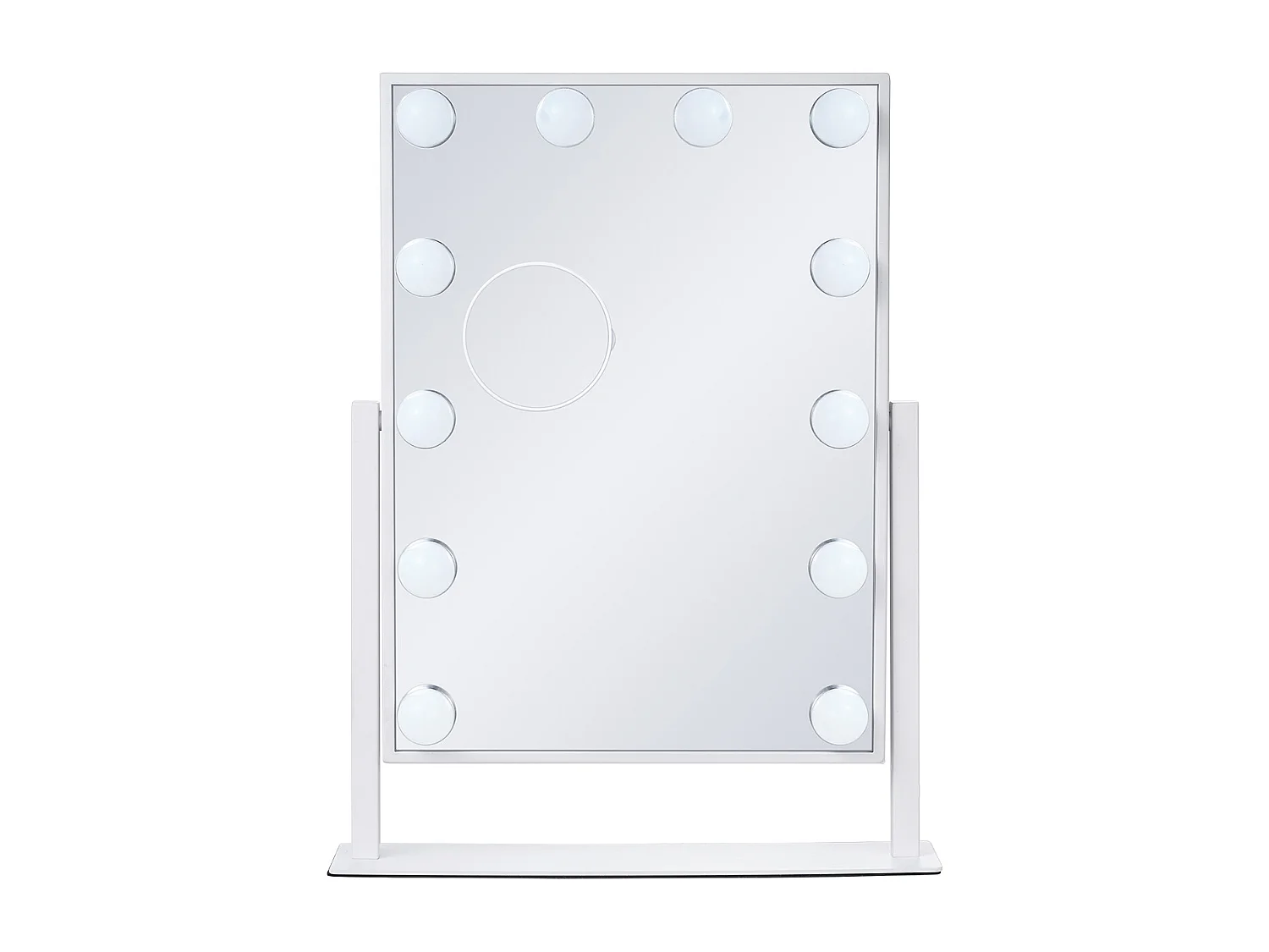 Espelho de Maquiagem SucceBuy 41 x 30 cm, Branco, Espelho de Cortesia Estilo Hollywood com Luzes