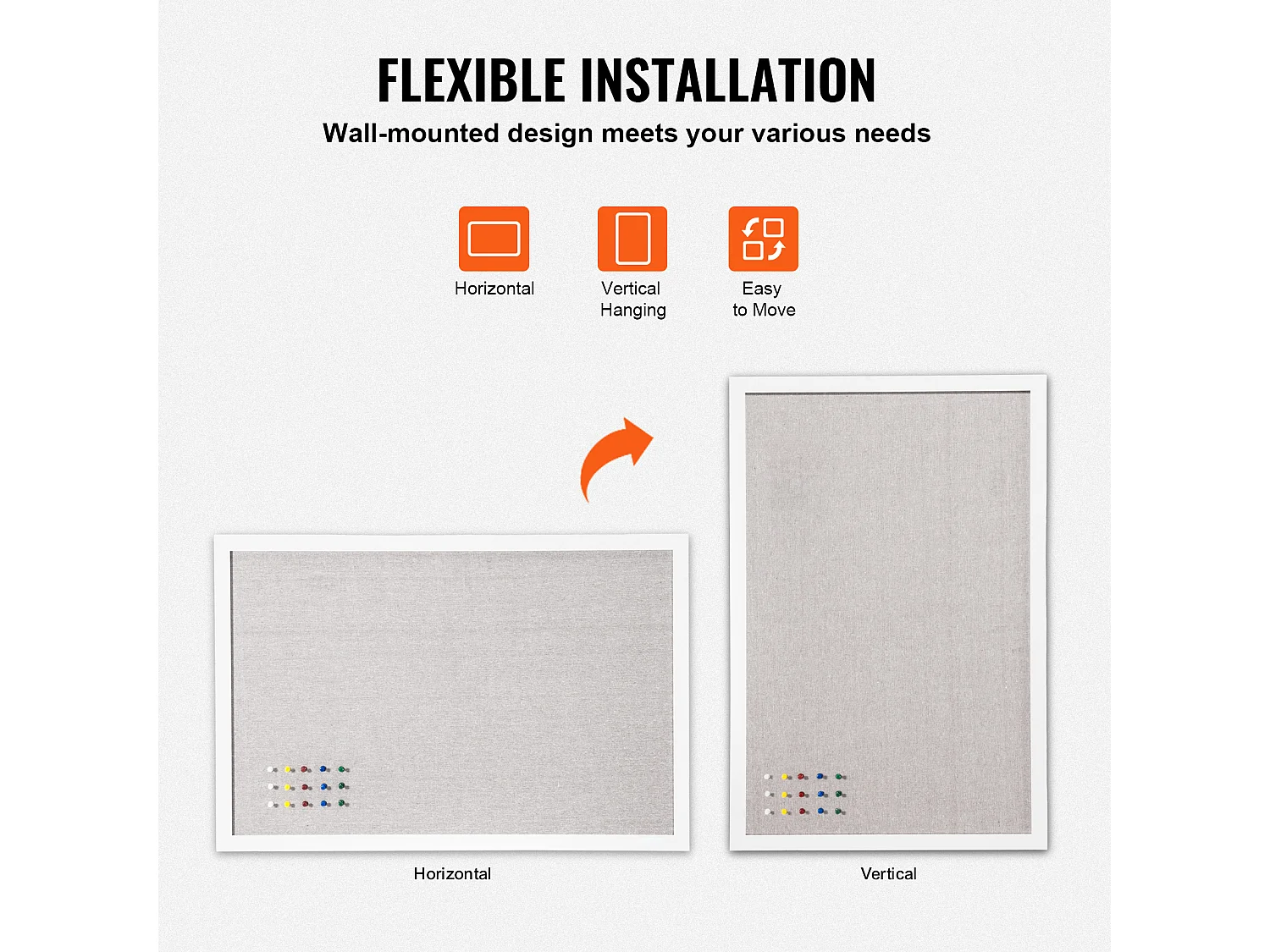 Kurkbord, SucceBuy Wit Kurkbord 120x90 cm met Linnen Oppervlak - Aan de Muur Gebemonteerd Prijkbord