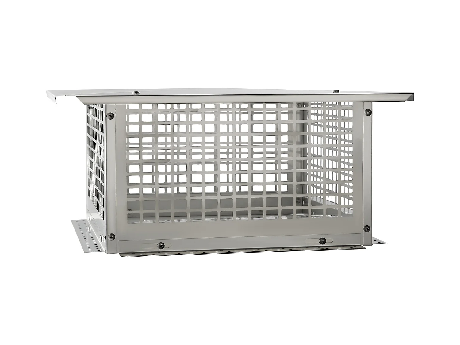 Chapeau de Cheminée SucceBuy 43.18CMx43.18CM en Acier Inoxydable 304 pour Cheminée, Convient aux Couvercles de Conduit en Maille et aux Bardeaux de Conduit