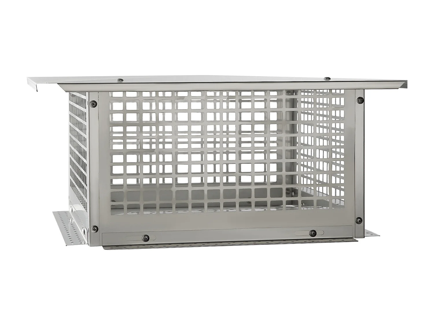 Chapeau de Cheminée SucceBuy 43.18CMx43.18CM en Acier Inoxydable 304 pour Cheminée, Convient aux Couvercles de Conduit en Maille et aux Bardeaux de Conduit