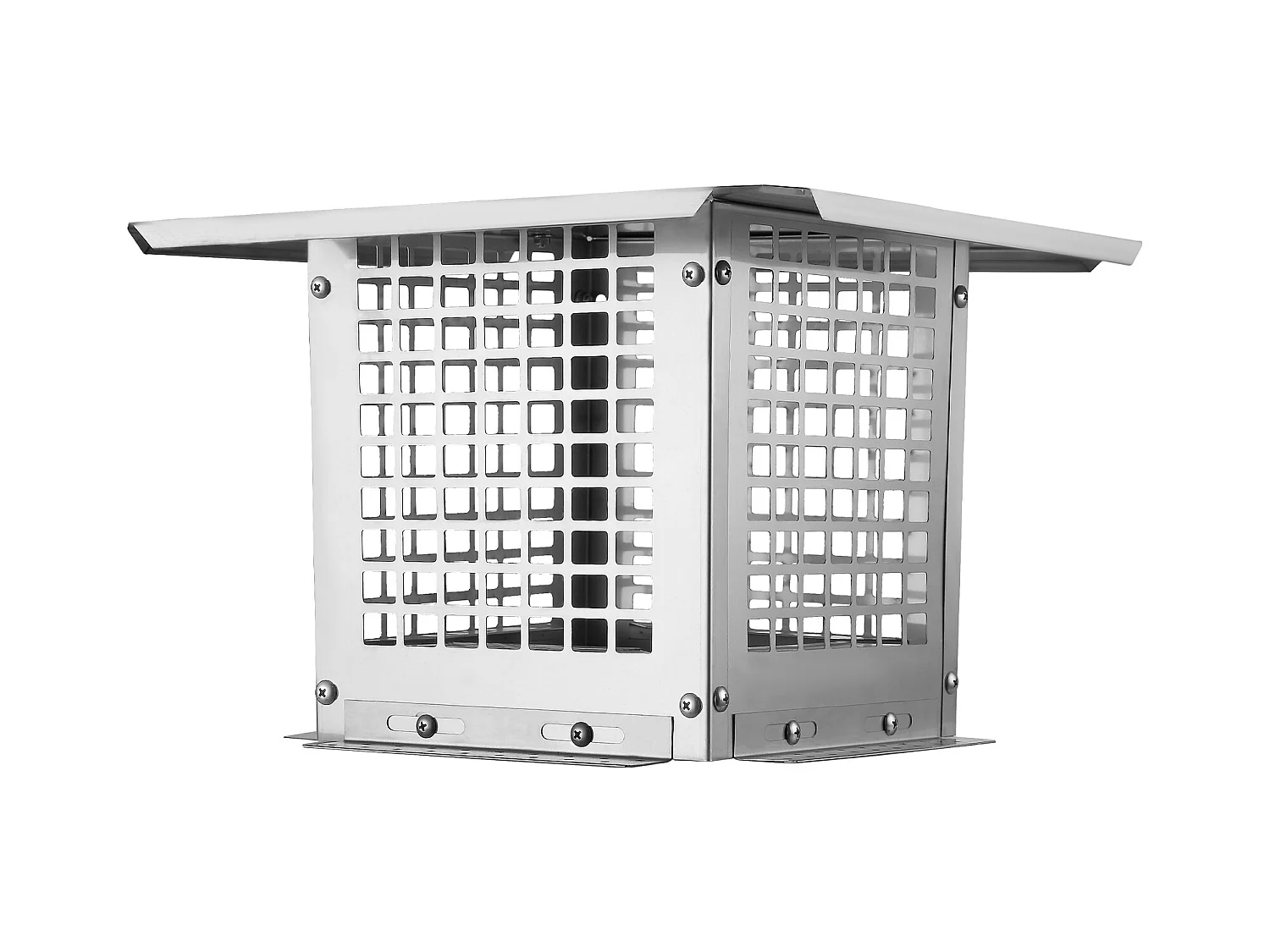 Testa di Camino SucceBuy 22.86CM x 22.86CM, Copertura di Condotto di Camino in Acciaio Inossidabile 304, Maglia