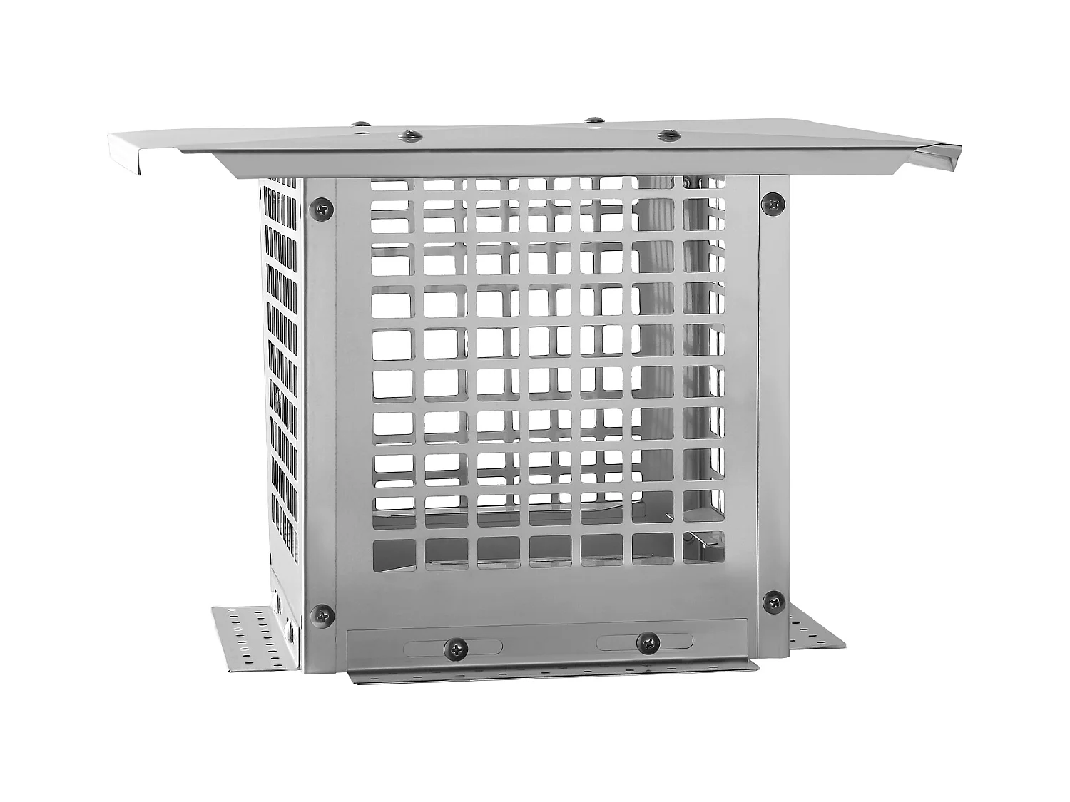 Testa di Camino SucceBuy 22.86CM x 22.86CM, Copertura di Condotto di Camino in Acciaio Inossidabile 304, Maglia