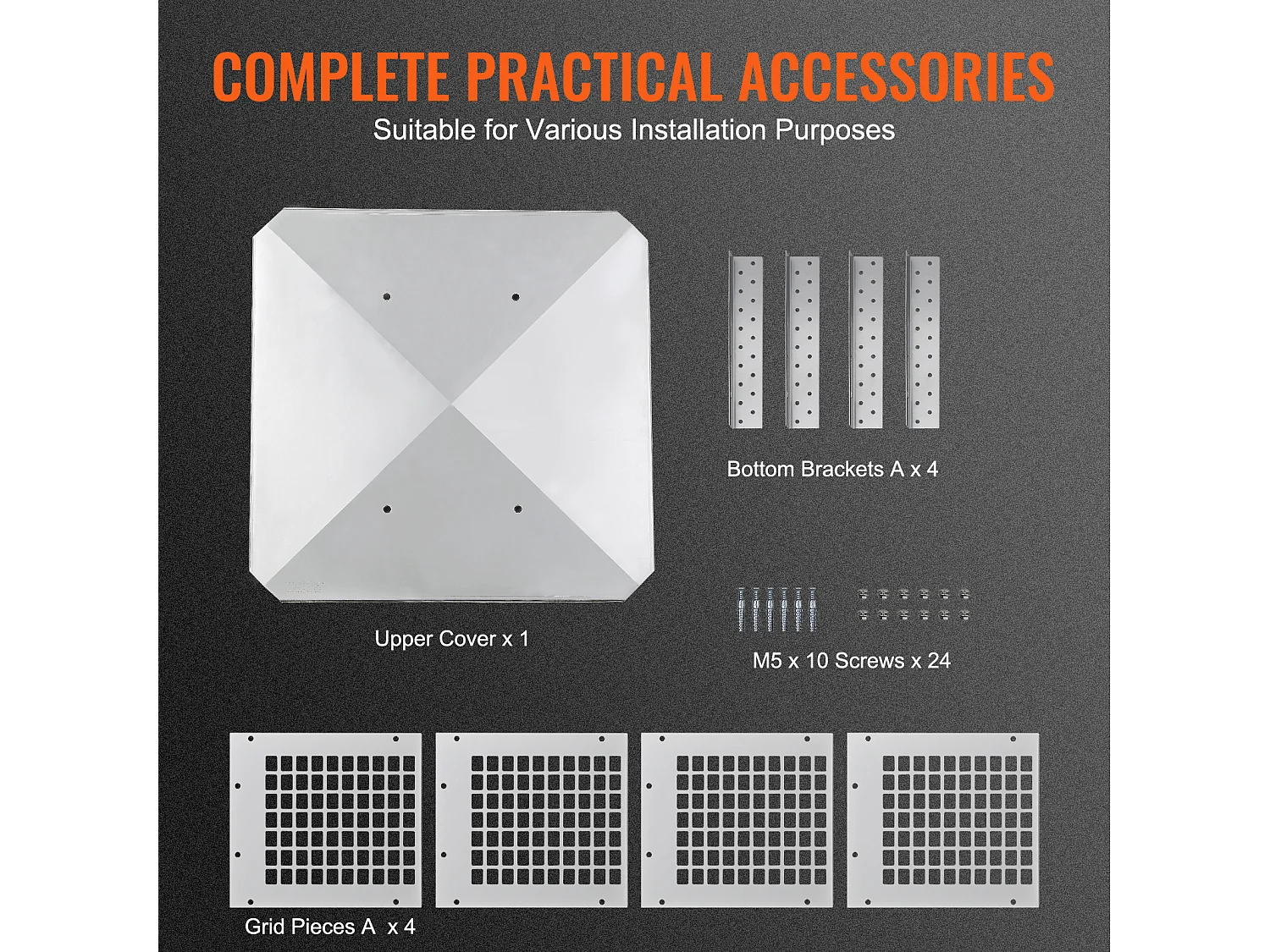 Schoorsteenkap SucceBuy 22.86CM x 22.86CM, Schoorsteenleidingdeksel van Roestvrij Staal 304, Maille