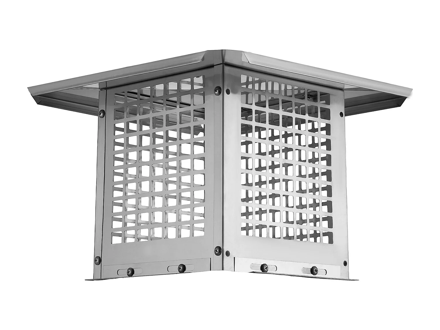 Schoorsteenkap SucceBuy 22.86CM x 22.86CM, Schoorsteenleidingdeksel van Roestvrij Staal 304, Maille