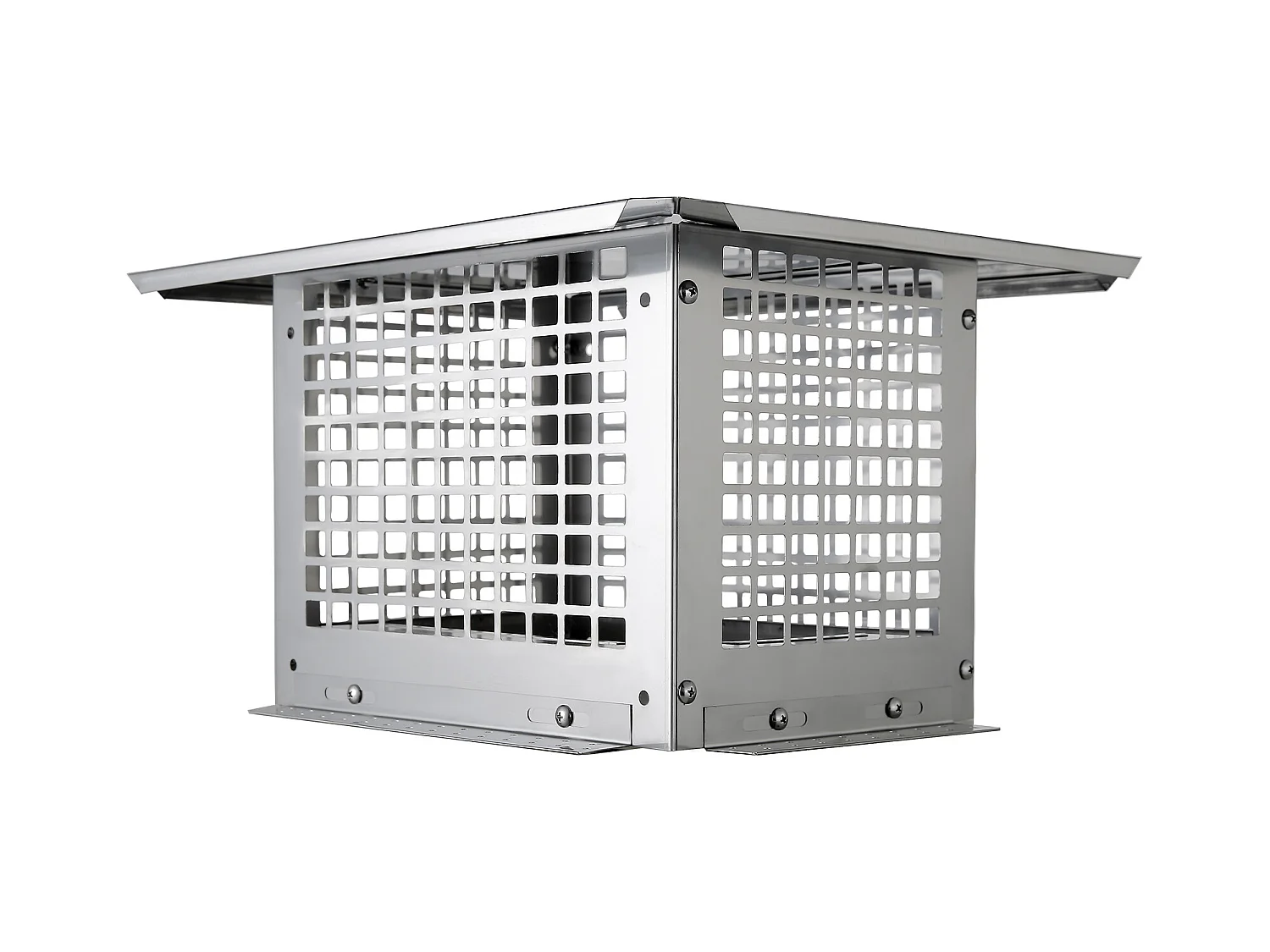 Chapeau de Cheminée SucceBuy 33CM x 23CM, Couvercle de Conduit de Cheminée en Acier Inoxydable 304, Installation Durable et Facile