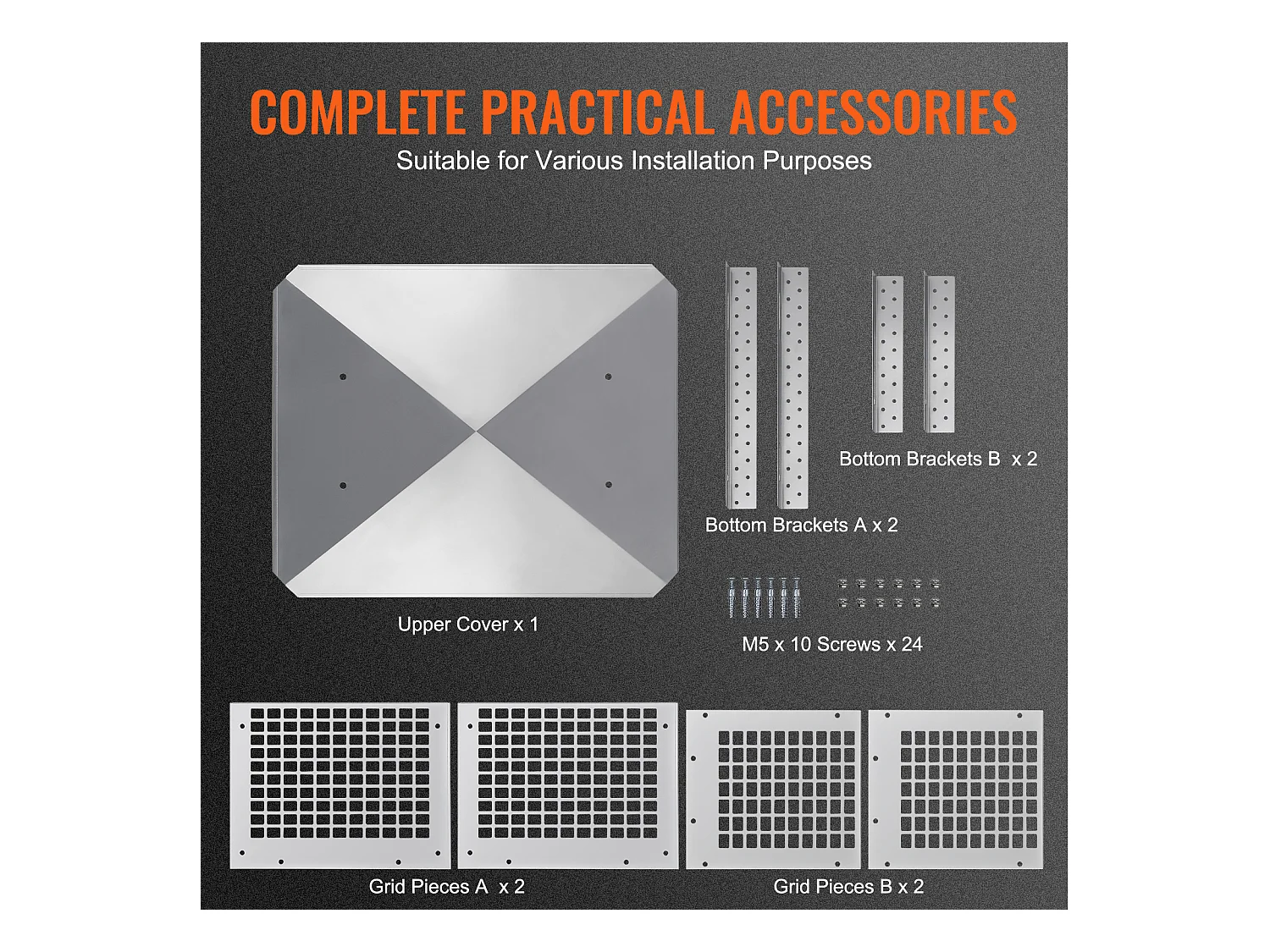 Chapeau de Cheminée SucceBuy 33CM x 23CM, Couvercle de Conduit de Cheminée en Acier Inoxydable 304, Installation Durable et Facile