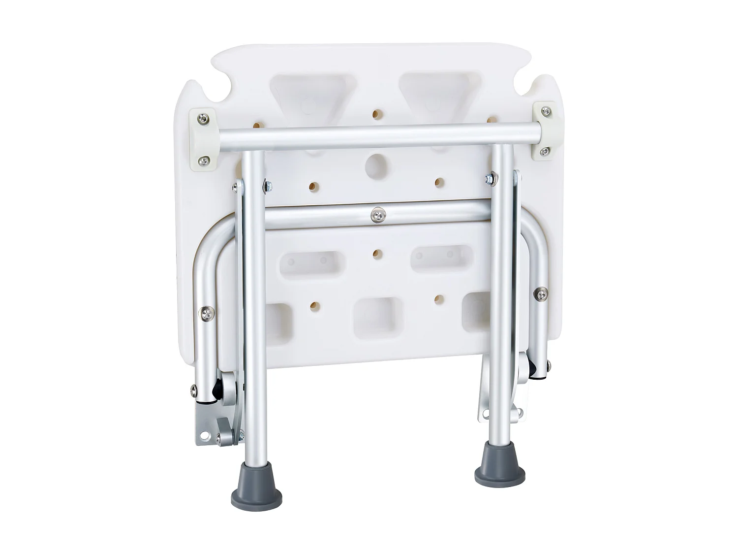 Assento de Duche Plegável em Polietileno SucceBuy, 40 x 38 cm, Fixação Mural 227 kg