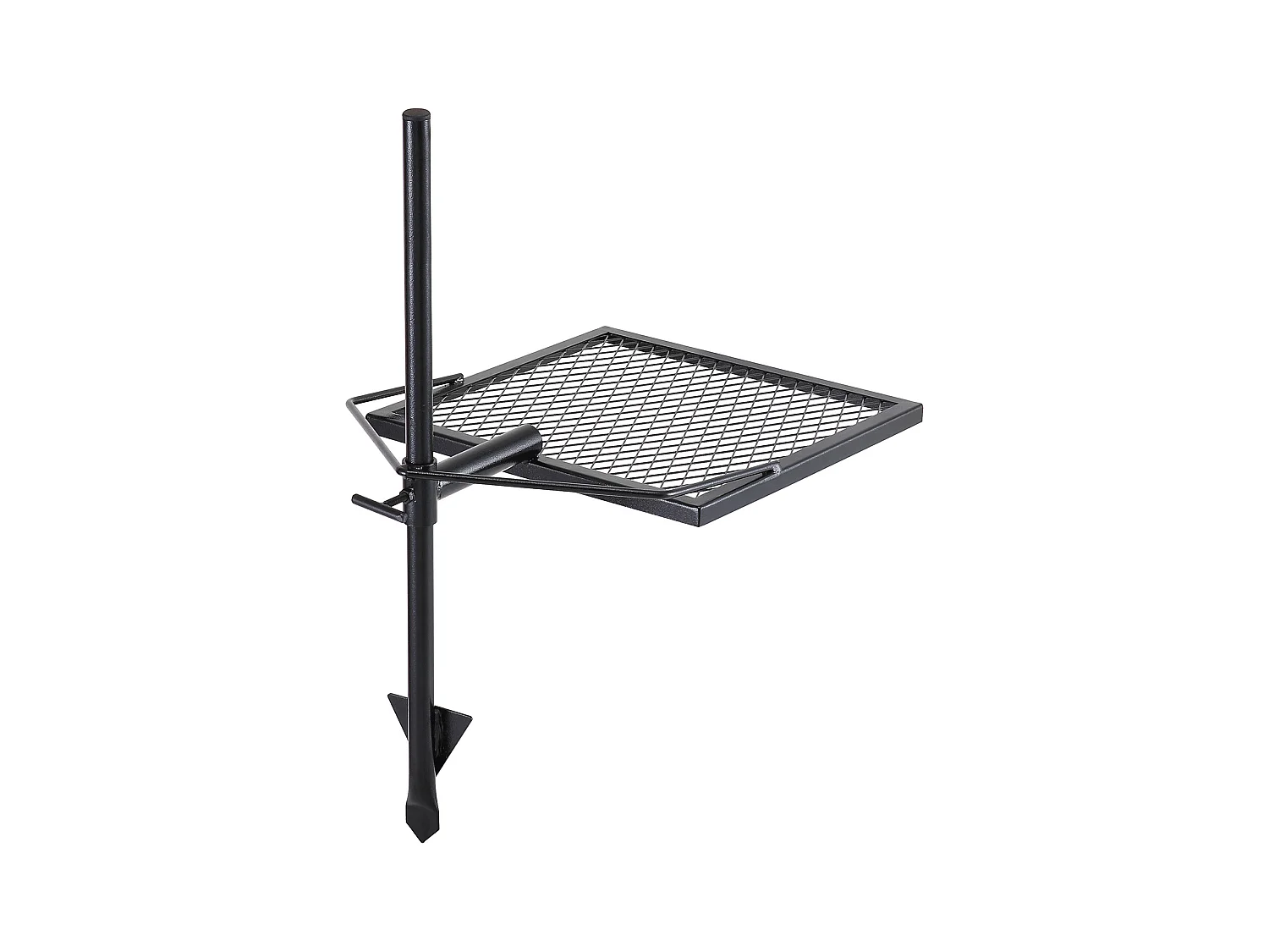 Barbecue de Camp SucceBuy, en Acier Robuste, Réglable, pour le Camping, la Randonnée, les Pique-niques, les Voyages, l'Escalade