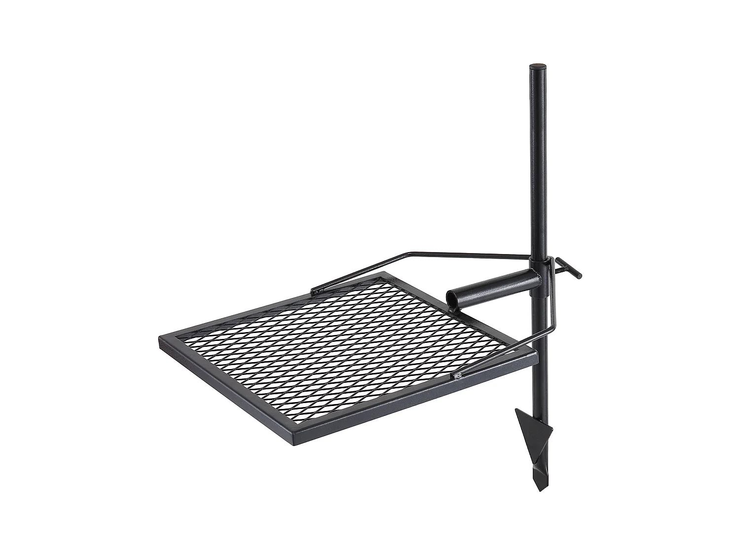 Barbecue de Camp SucceBuy, en Acier Robuste, Réglable, pour le Camping, la Randonnée, les Pique-niques, les Voyages, l'Escalade