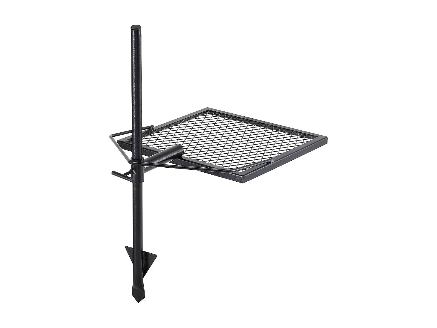 Barbecue de Camp SucceBuy, en Acier Robuste, Réglable, pour le Camping, la Randonnée, les Pique-niques, les Voyages, l'Escalade