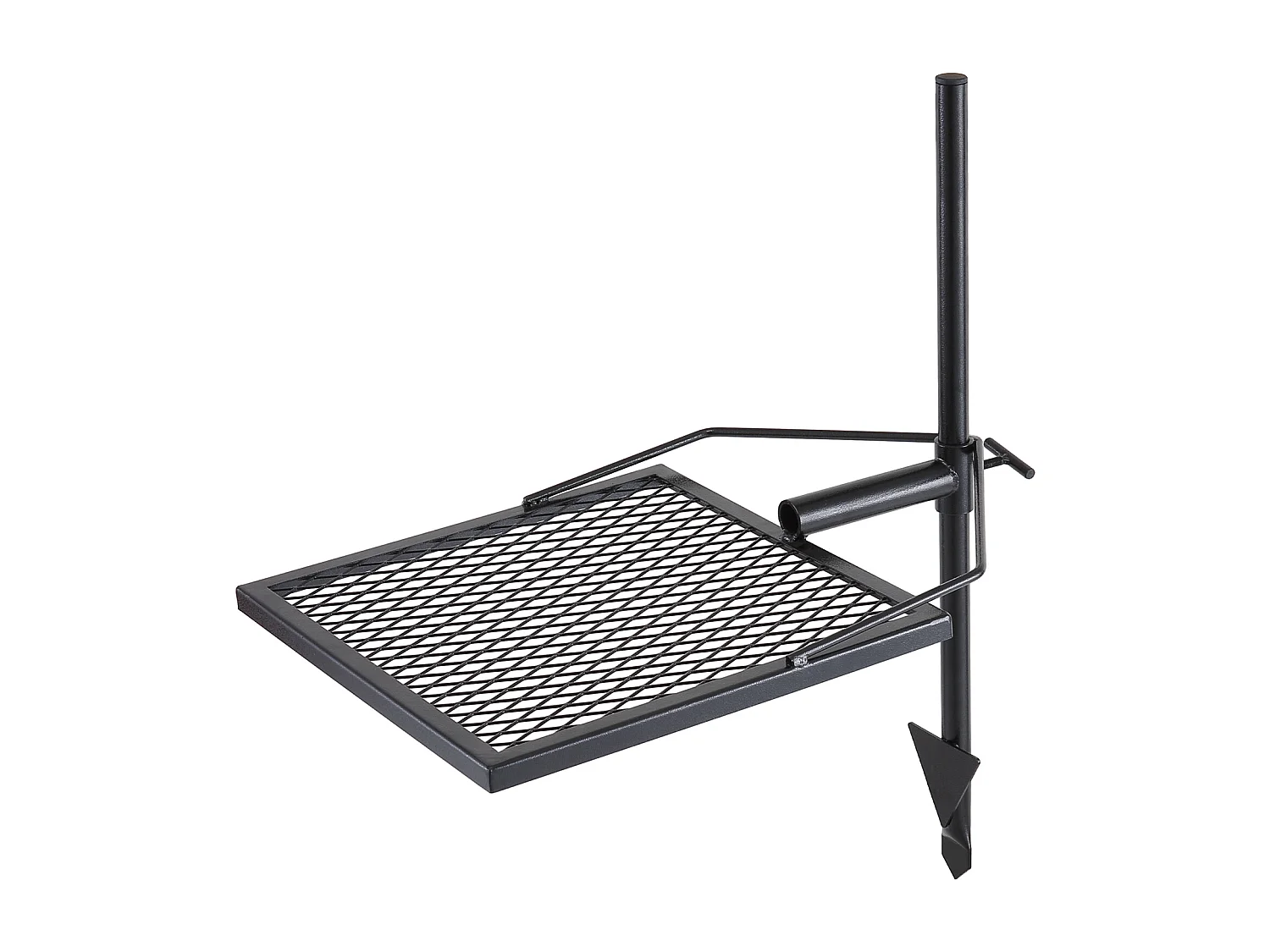 Barbecue de Camp SucceBuy, en Acier Robuste, Réglable, pour le Camping, la Randonnée, les Pique-niques, les Voyages, l'Escalade