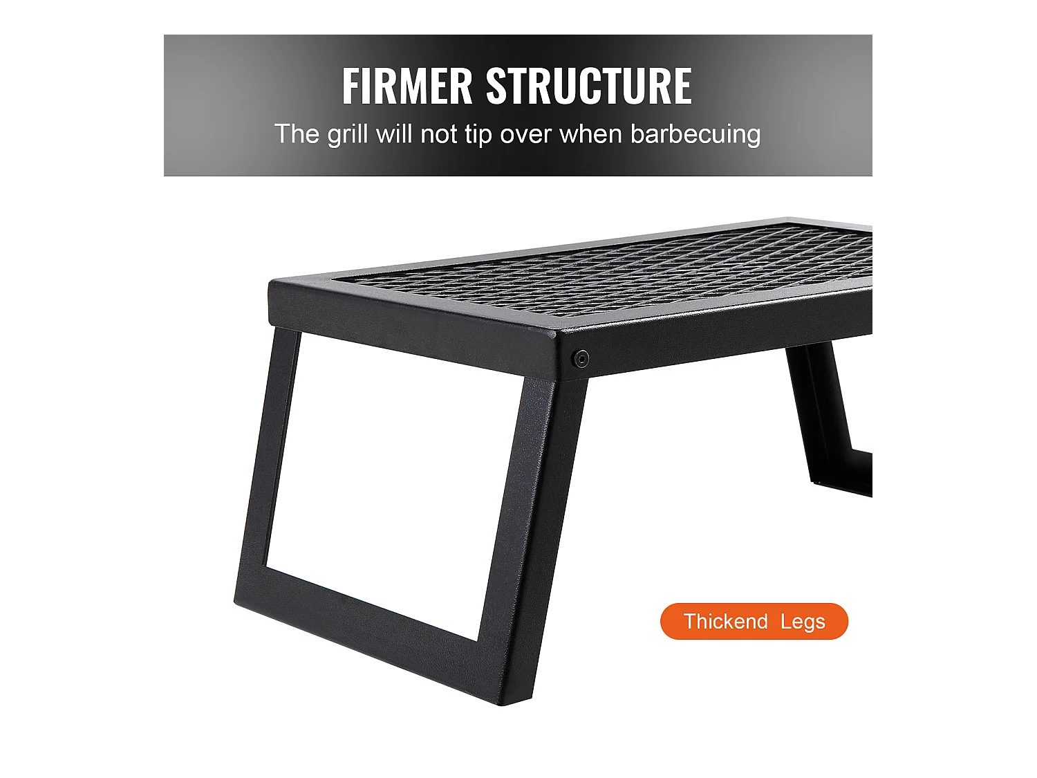 Barbecue SucceBuy de Camp Pliable Portable, Barbecue en Acier, Utilisé à l'Extérieur pour le Camping, la Randonnée, les Pique-niques, les Voyages, l'Escalade