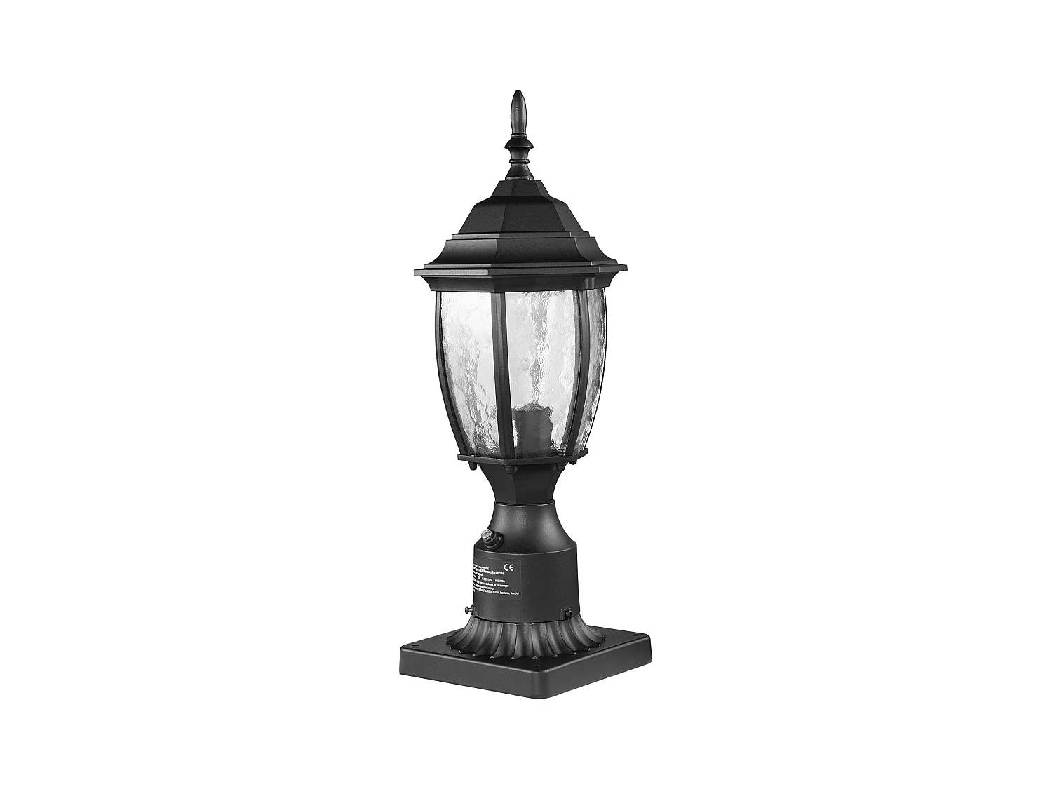 Zewnętrzna Lampa Podłogowa SucceBuy, 40 cm, od Zmierzchu do Świtu, Wodoodporne Oprawy Oświetleniowe do Latarni