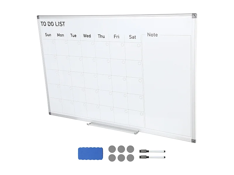 Magnetyczna Tablica Białą SucceBuy, Usuwalna Suchego, 91 x 61 cm, Montaż Ścienne dla Użycia w Biurze